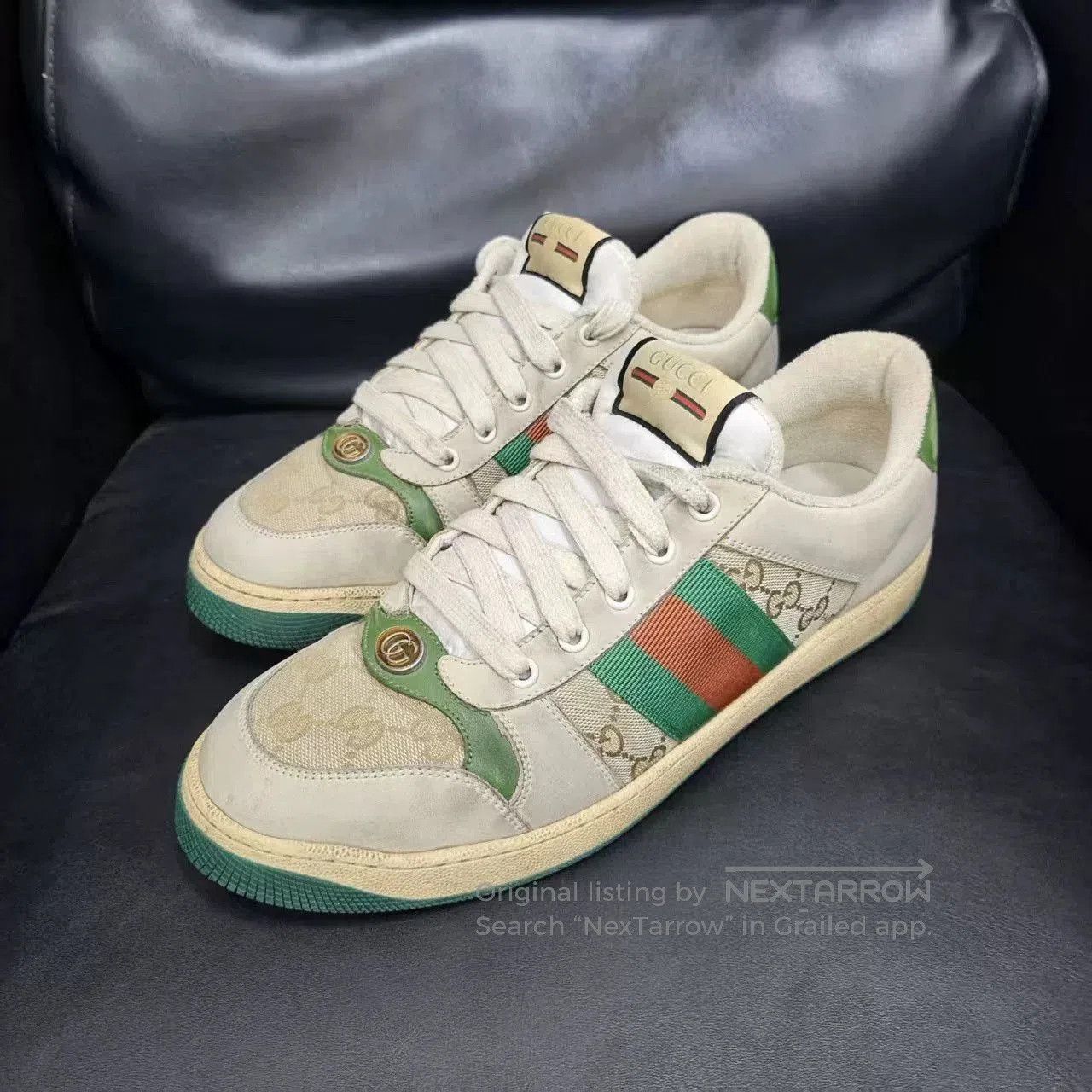 Gucci Gucci Enamel Dirty Shoes. Size US 10 / EU 43 - 1 Thumbnail