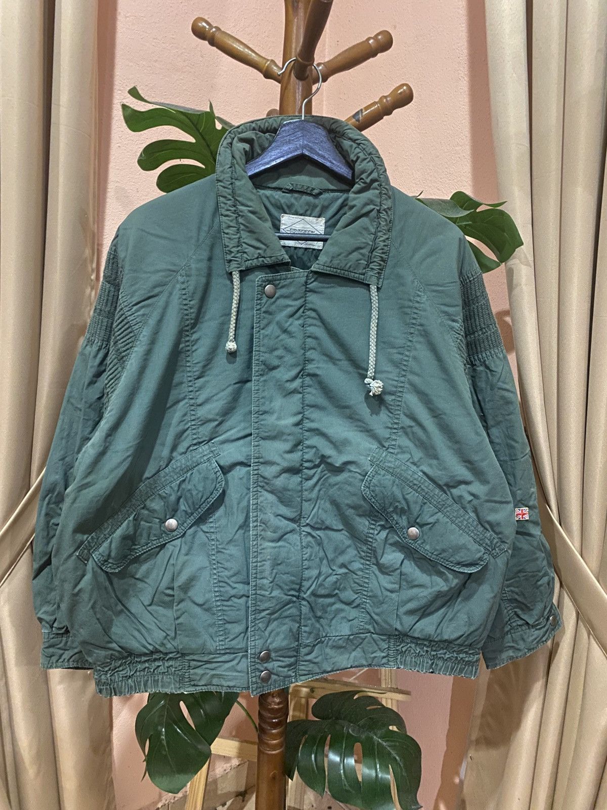 Vintage Vintage Emerson Military-Style Green Jacket – UK-Inspired Size US L / EU 52-54 / 3 - 1 Thumbnail