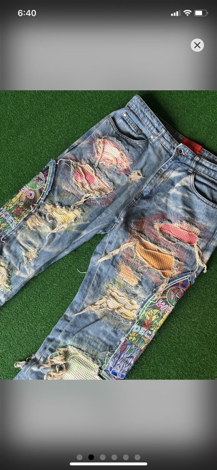 Who Decides War Who Decides War ROY G BIV Denim Size US 32 / EU 48 - 2 Thumbnail