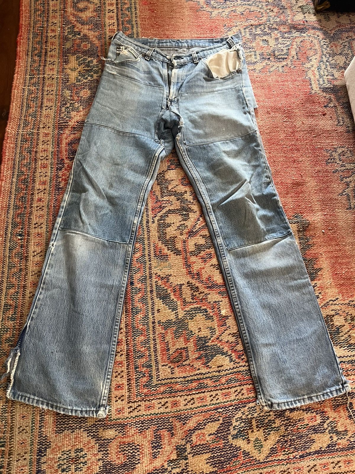 Levi's vintage distressed repaired levi’s Size US 30 / EU 46 - 5 Thumbnail