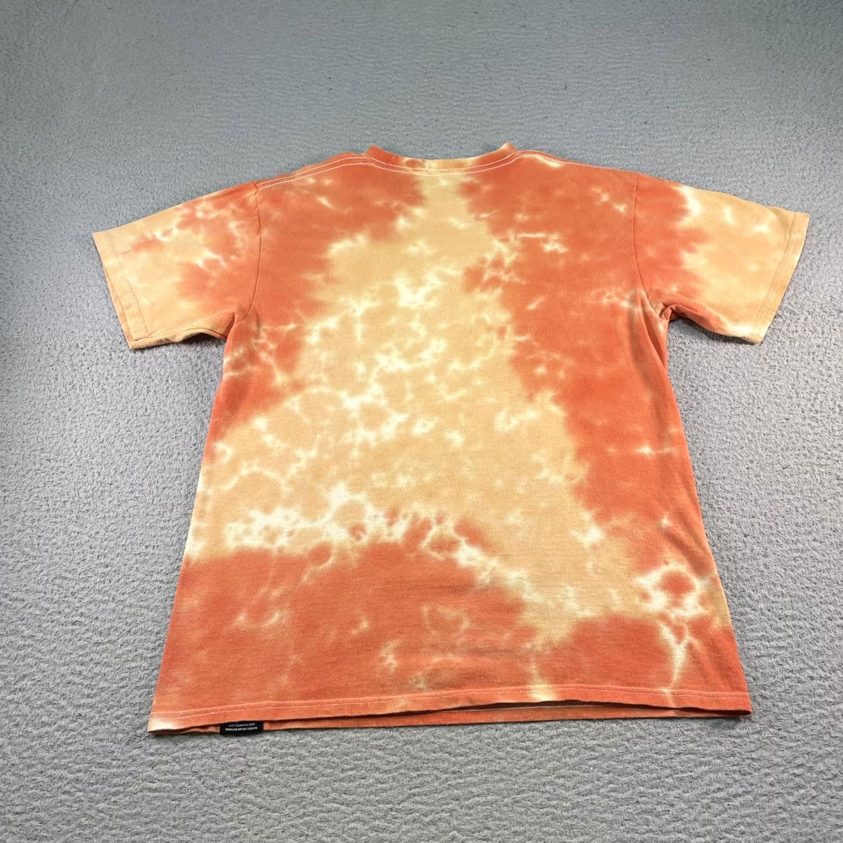 Broken Promises Co. Broken Promises Shirt Mens M Orange Tie-Dye Skeleton Flames Car Hot Wheels Streetwear Graphic Print Crew Neck Short Sleeve Size US M / EU 48-50 / 2 - 5 Thumbnail