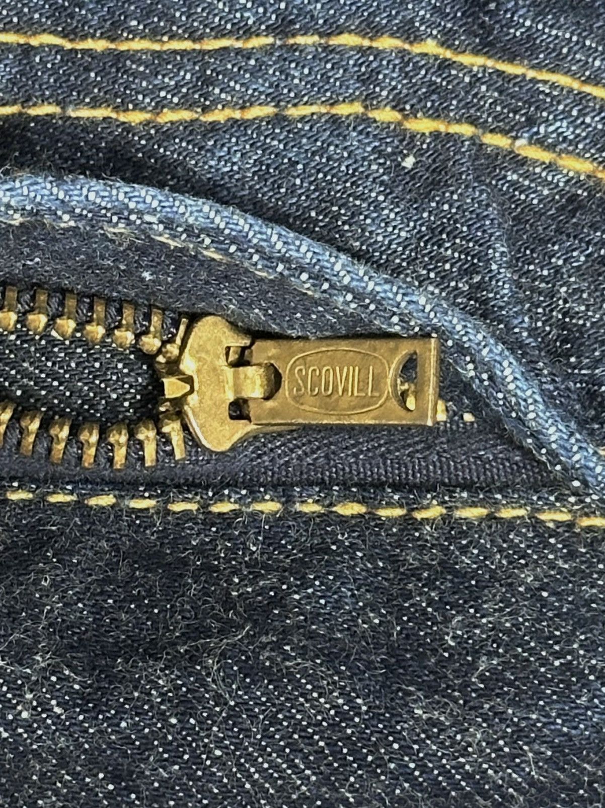 Japanese Brand 1980s BIG STONE INDIGO RAW DENIM FLARE JEANS Size US 30 / EU 46 - 5 Thumbnail