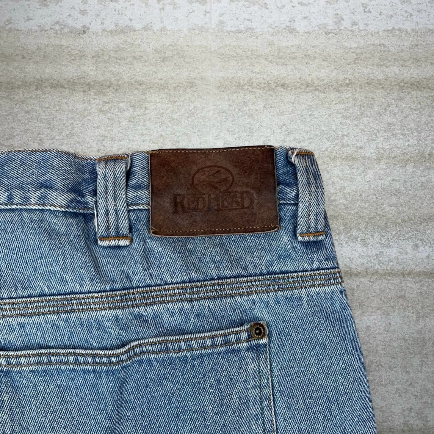 Redhead Vintage 90s RedHead Carpenter Jeans 40x30 Relaxed Light Wash Size US 40 / EU 56 - 4 Thumbnail