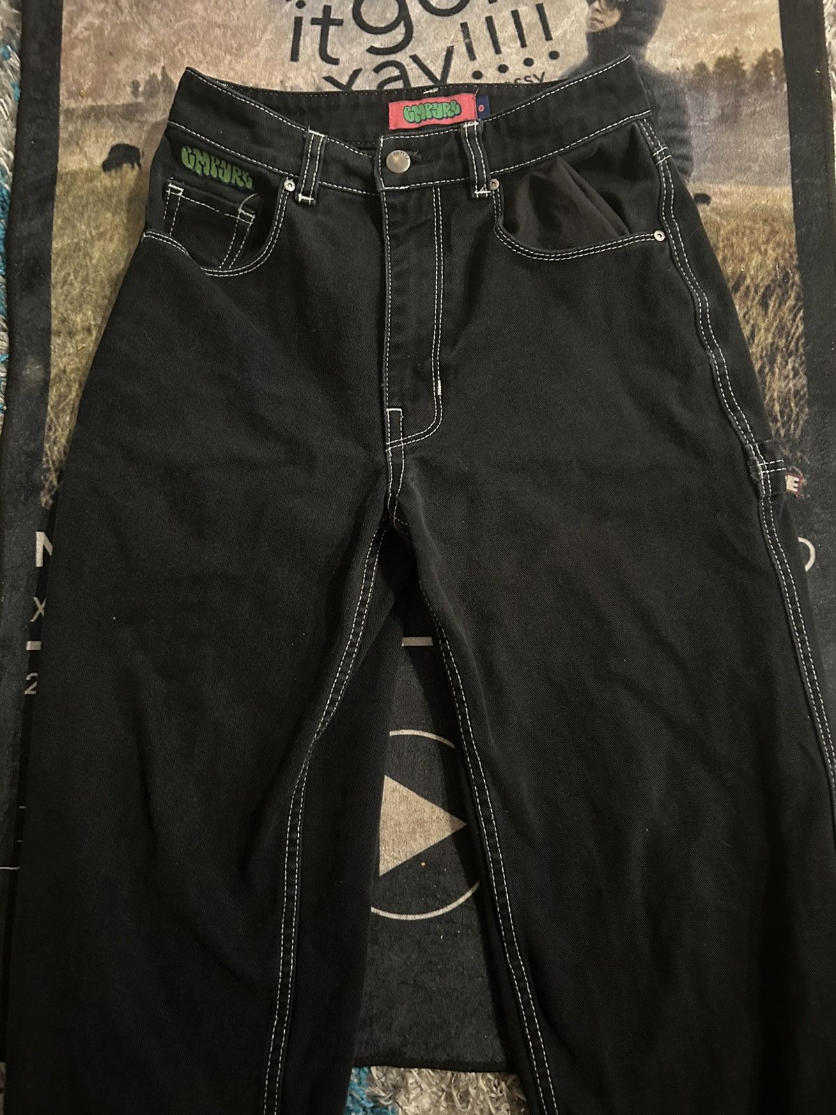 Empyre Black Slim Fit Empyre Denim Jeans Size US 36 / EU 52 - 2 Thumbnail