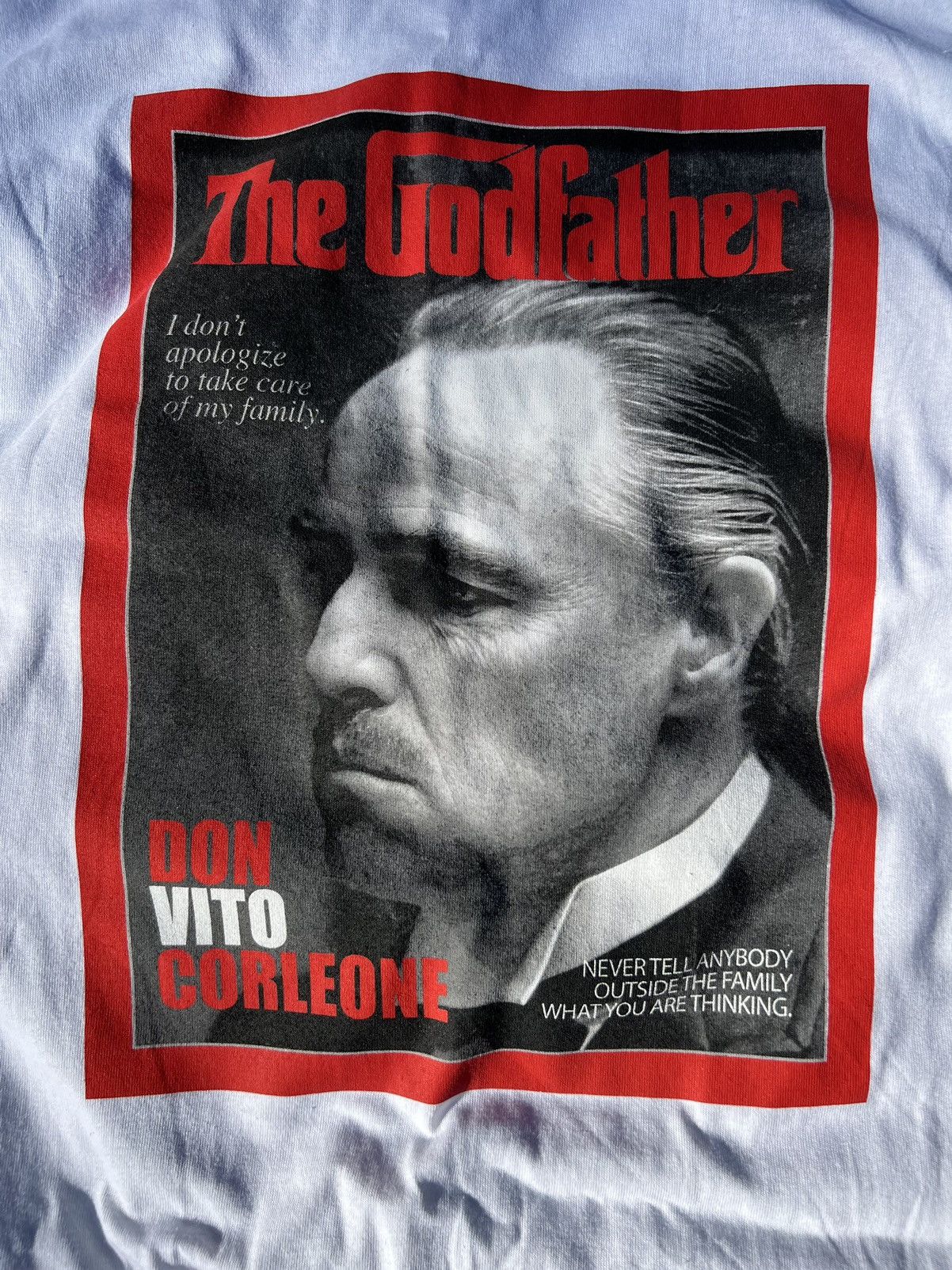 Other The Godfather “Don Corleon “ T Shirt Medium Size US M / EU 48-50 / 2 - 5 Thumbnail