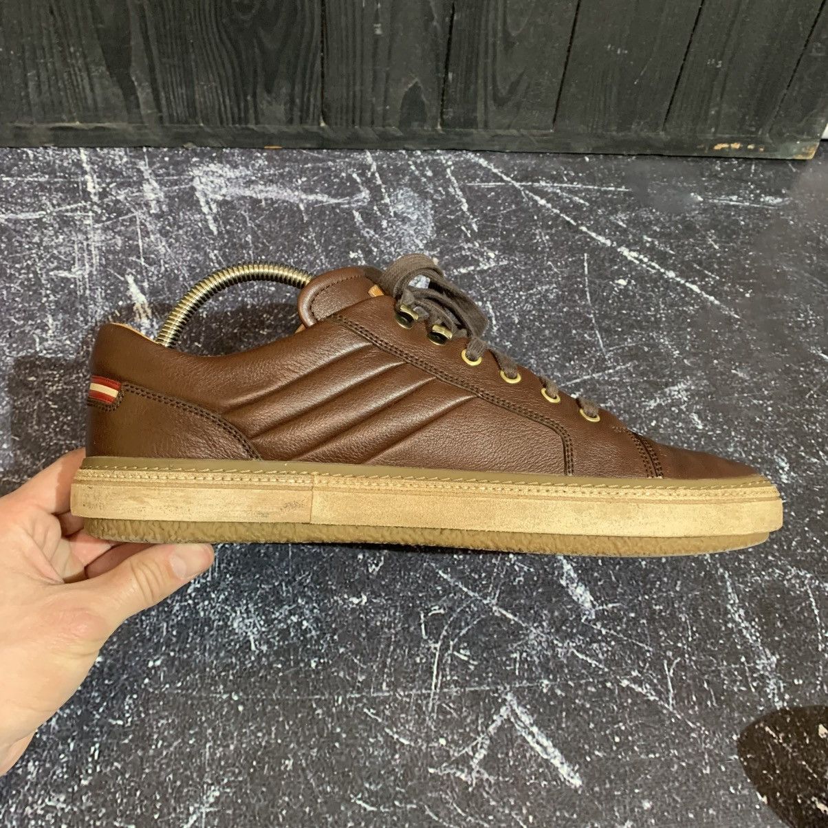 Bally BALLY ELAC men’s Leather Sneakers Size 9E 10 US Size US 10 / EU 43 - 9 Thumbnail
