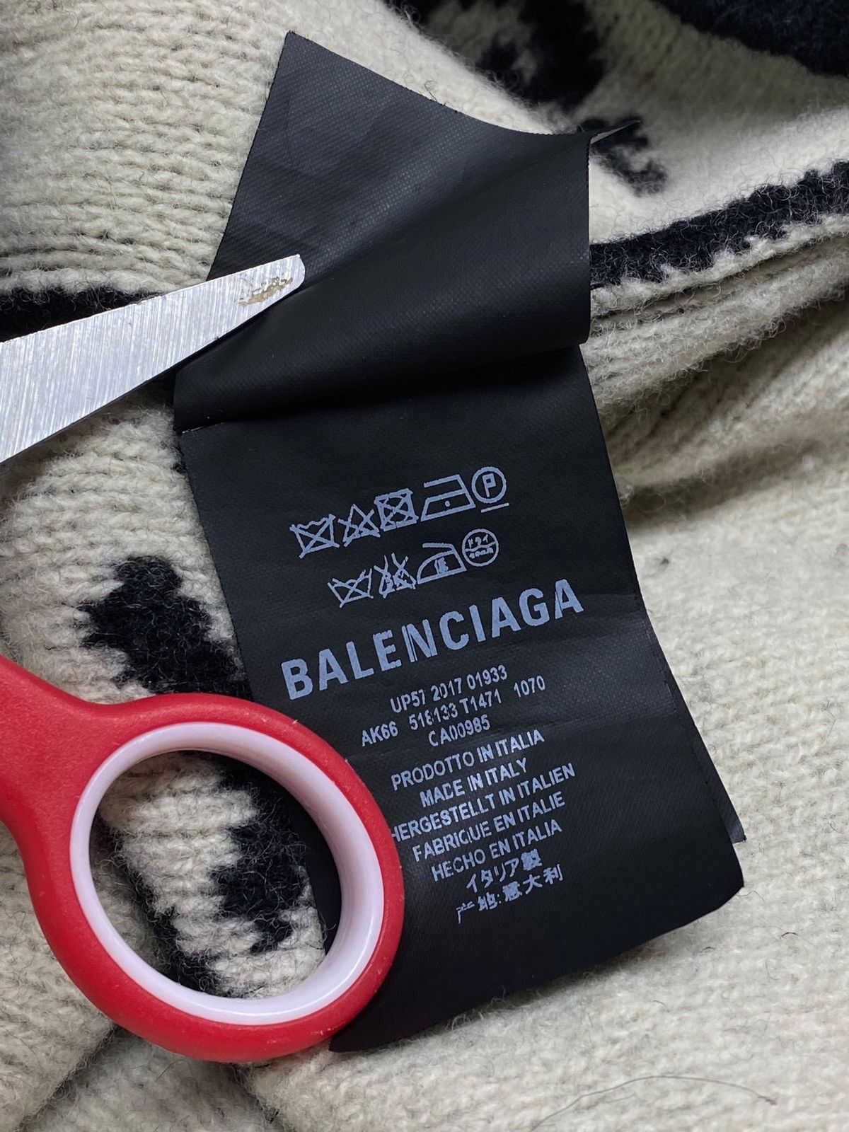 Balenciaga 🔥 BALENCIAGA LOGO KNIT SWEATER ITALY PREFALL 17 VTG VIBES Size XS / US 0-2 / IT 36-38 - 15 Thumbnail