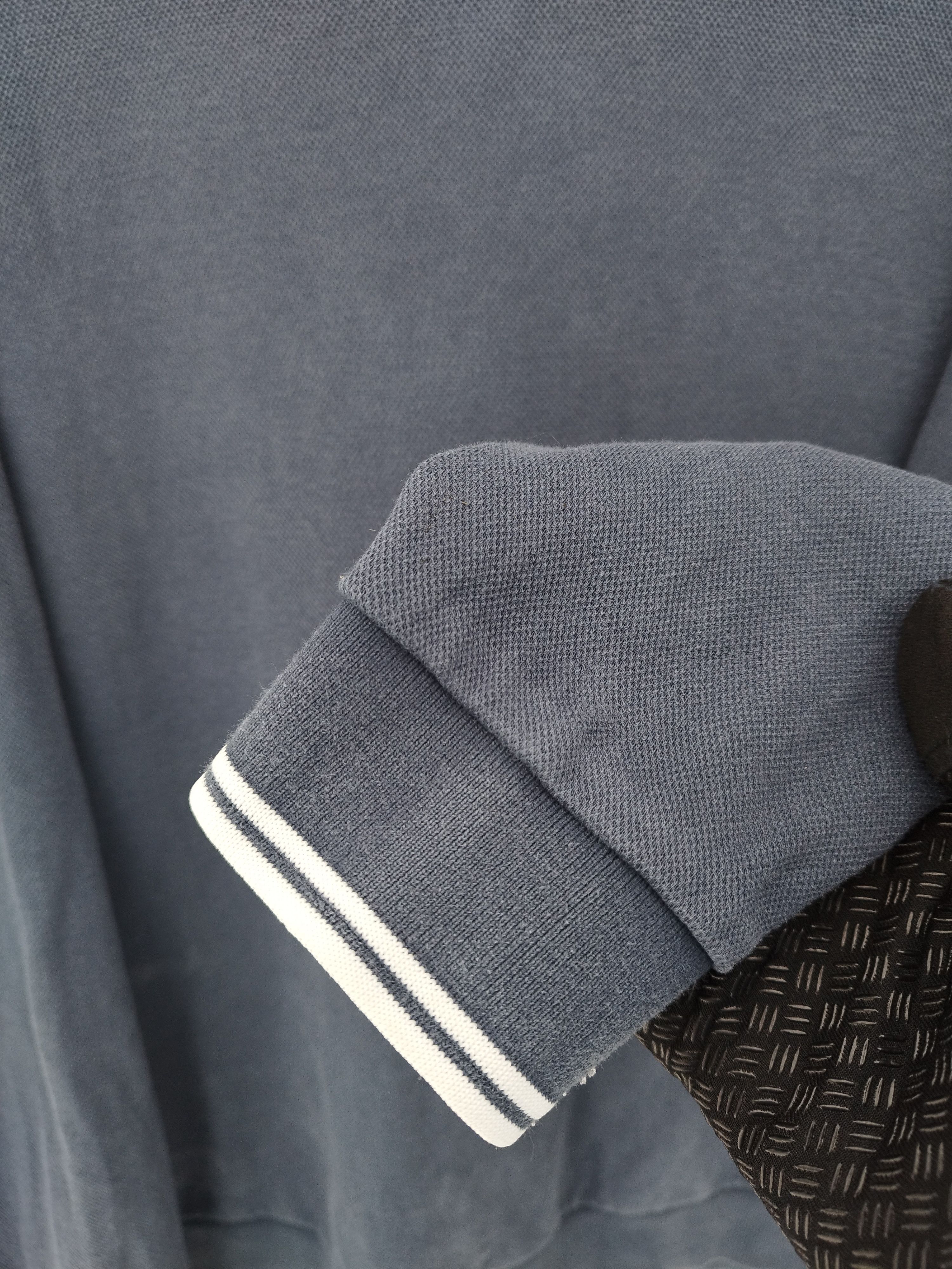 Fred Perry Fred Perry 1/4 Zip Pullover Sweatshirt - Vintage Blue Size US XL / EU 56 / 4 - 8 Thumbnail