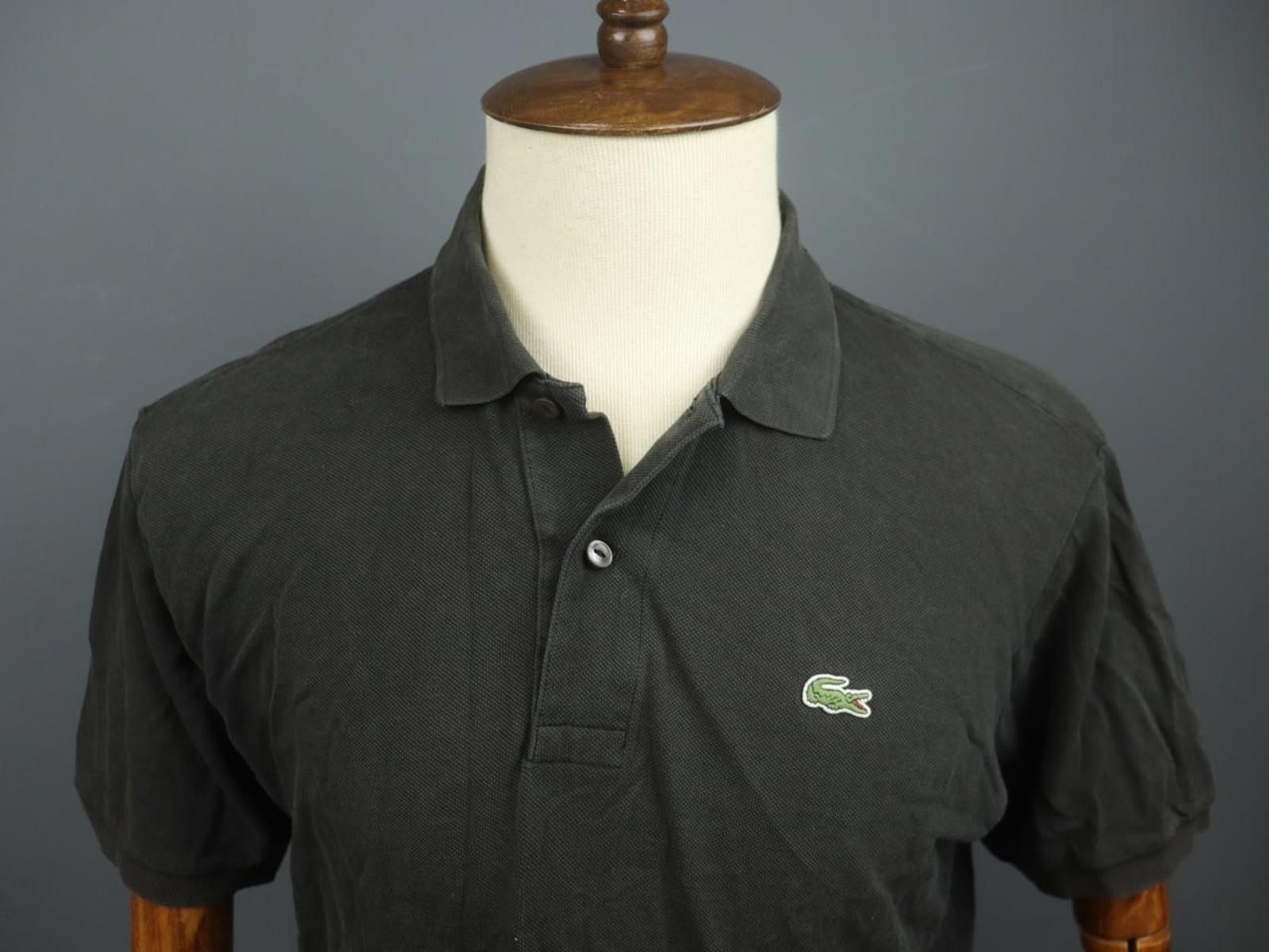 Lacoste Lacoste Black 100% Cotton Collar Embroidered Shirt Size 5 Size US M / EU 48-50 / 2 - 11 Thumbnail