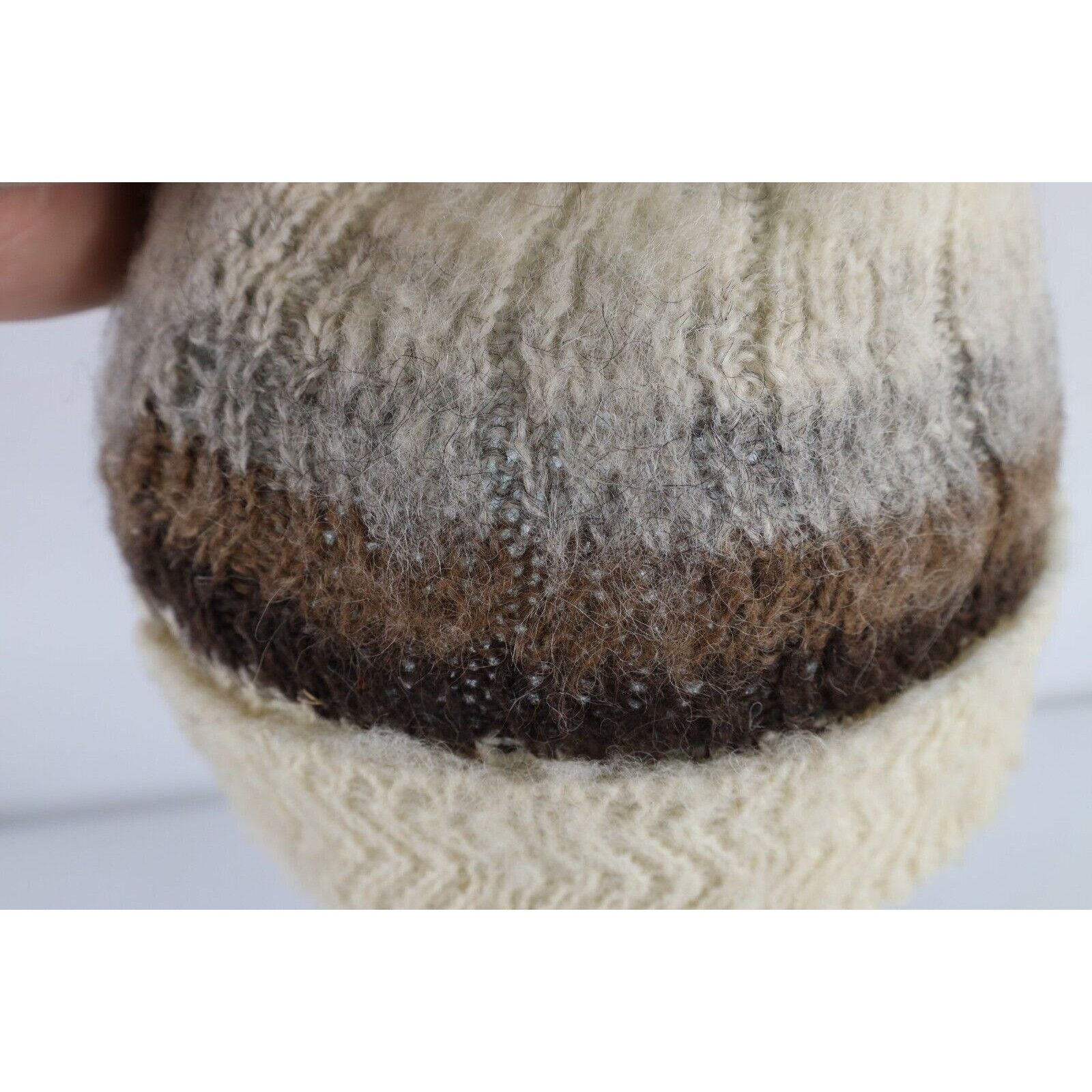 Vintage Vintage 70s Mid Century Modern MCM Iceland Handmade Wool Hat Size ONE SIZE - 4 Thumbnail