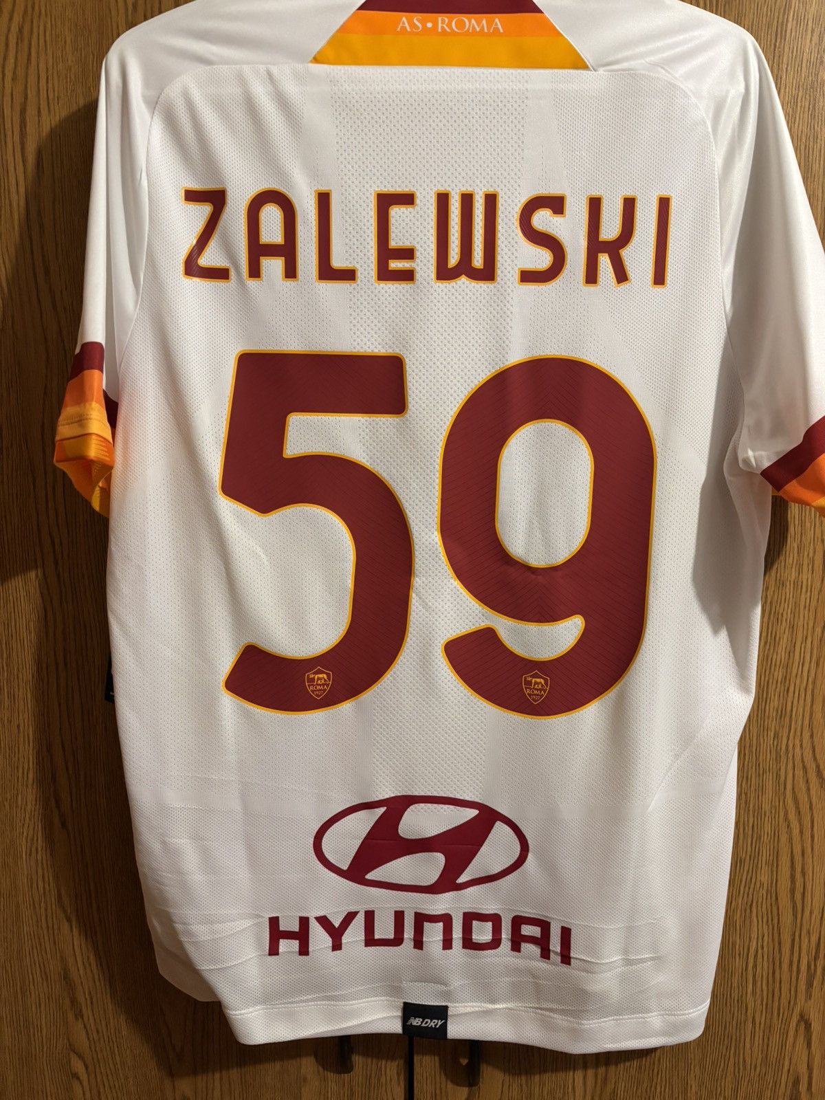 New Balance AS Roma Jersey Size US M / EU 48-50 / 2 - 2 Thumbnail