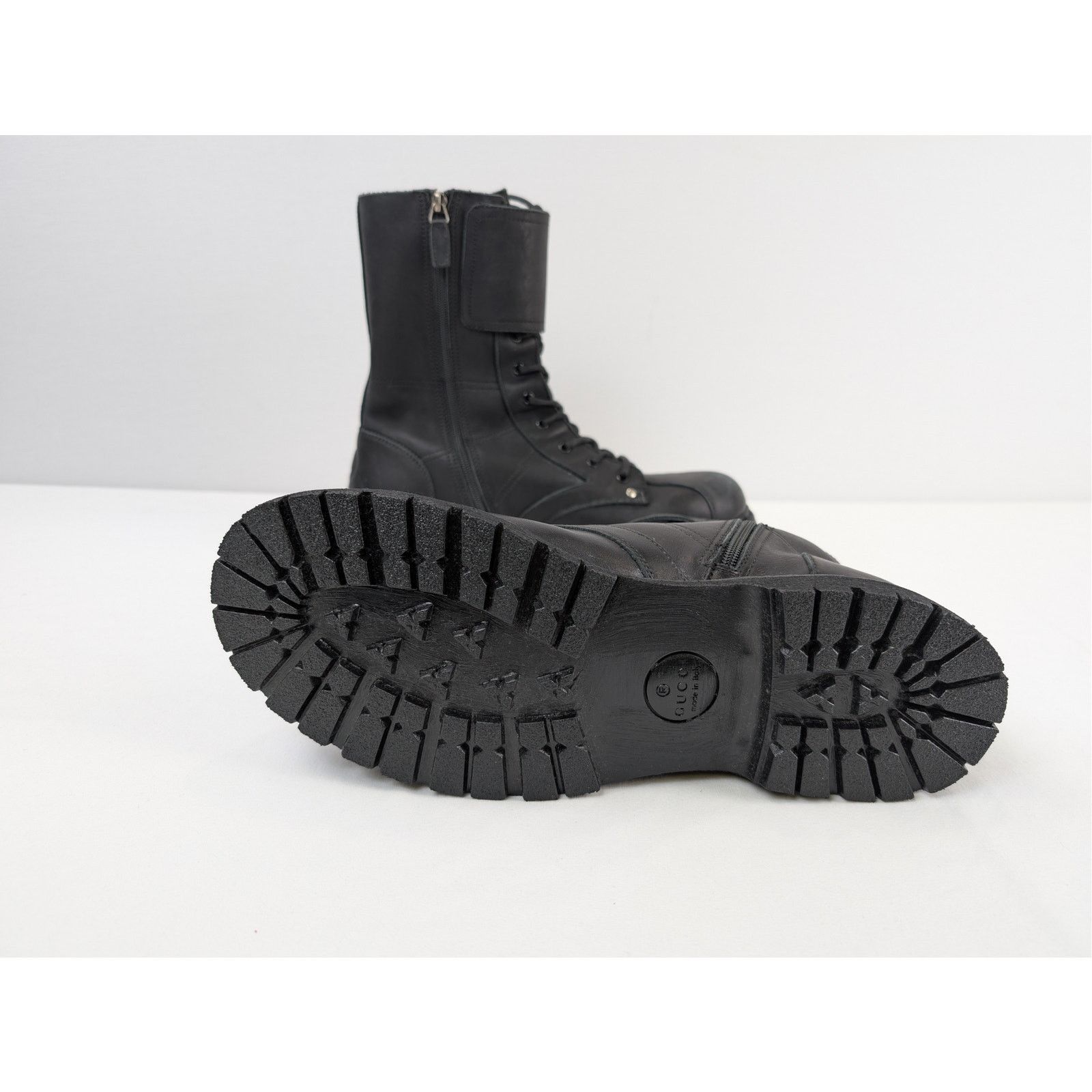 Gucci o1rshd1 Watch Calf Boots in Black Size US 12.5 / EU 45-46 - 10 Thumbnail