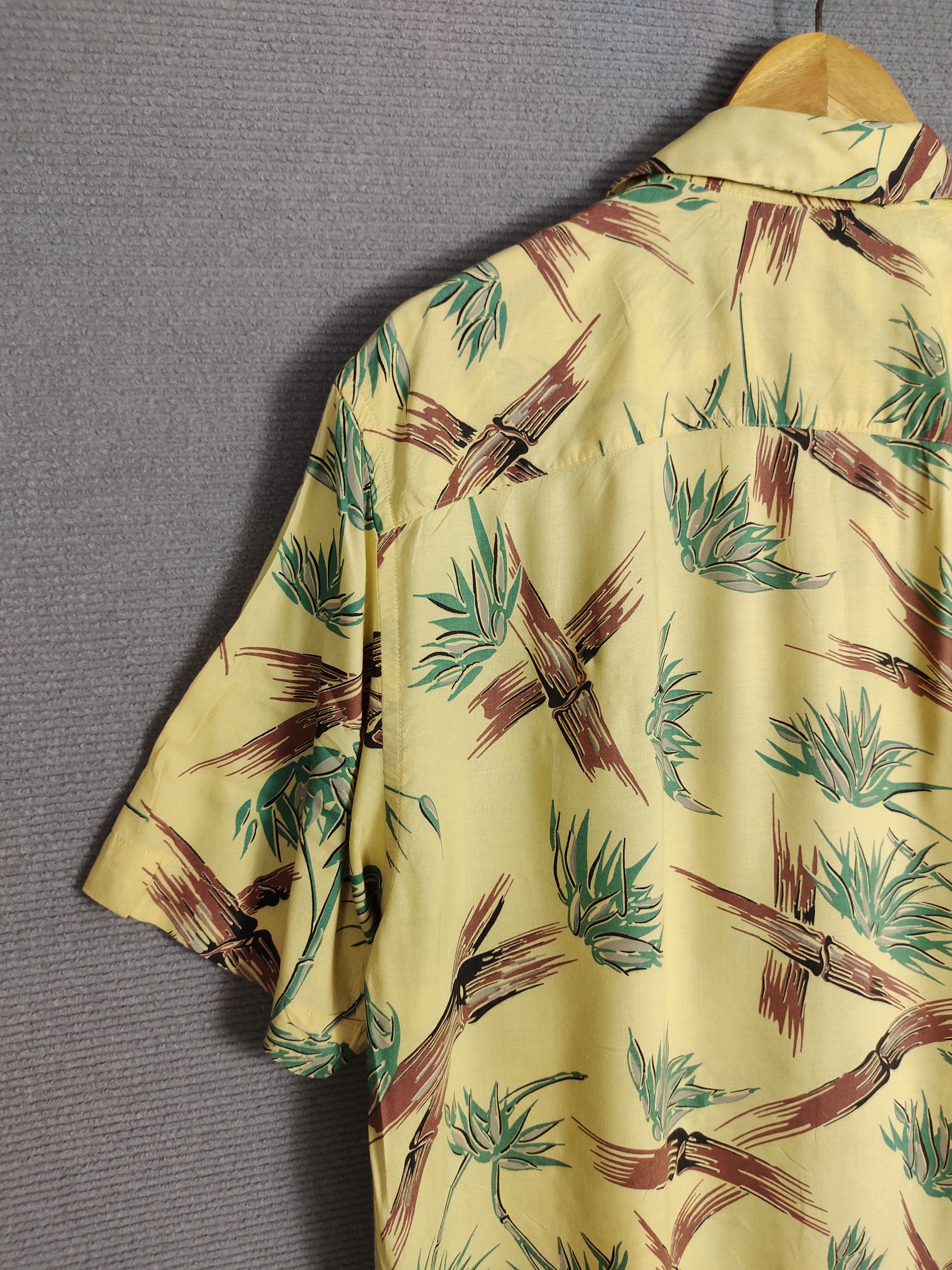 Allsaints Allsaints Rayon Bamboo Printed Hawaiian Shirt Size US L / EU 52-54 / 3 - 11 Thumbnail