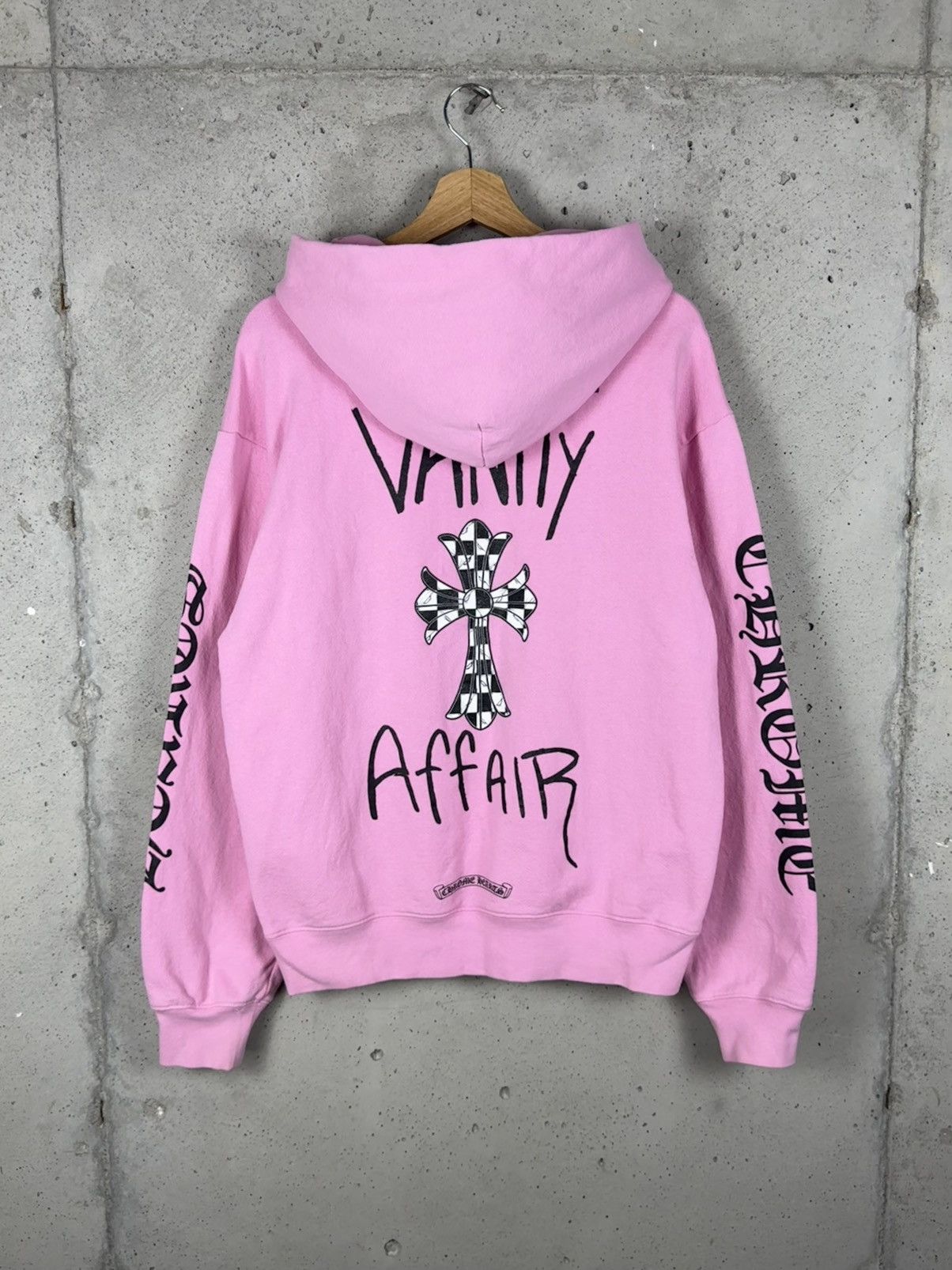 Pre-owned Chrome Hearts X Matty Boy Chrome Hearts Matty Boy Vanity Affair Pink Hoodie - M
