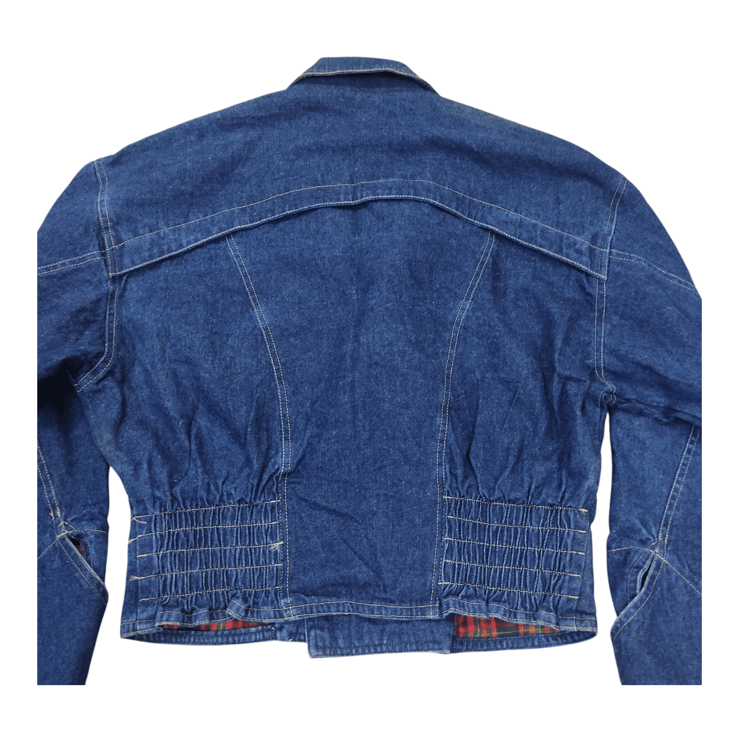 Vintage Issey Miyake Inspired 5th.St Double Collar Denim Jacket Size M / US 6-8 / IT 42-44 - 13 Thumbnail