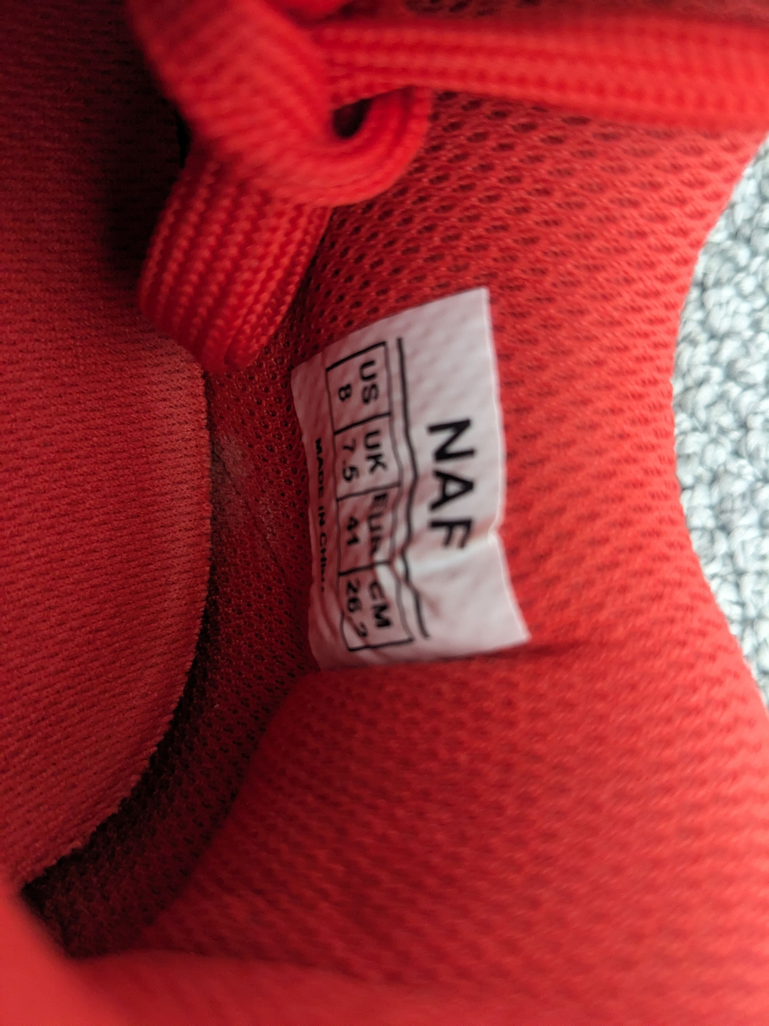 Other NAF Global Shoes In Red/Black Color Size US 8 / EU 41 - 6 Thumbnail