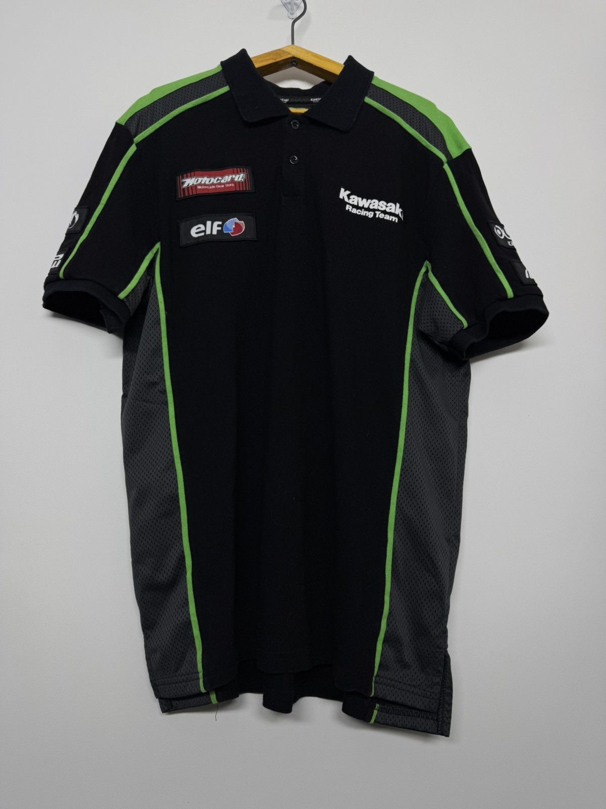 Vintage Vintage Y2k Kawasaki T shirt Motosport Racing Team Shirt Size US M / EU 48-50 / 2 - 8 Thumbnail
