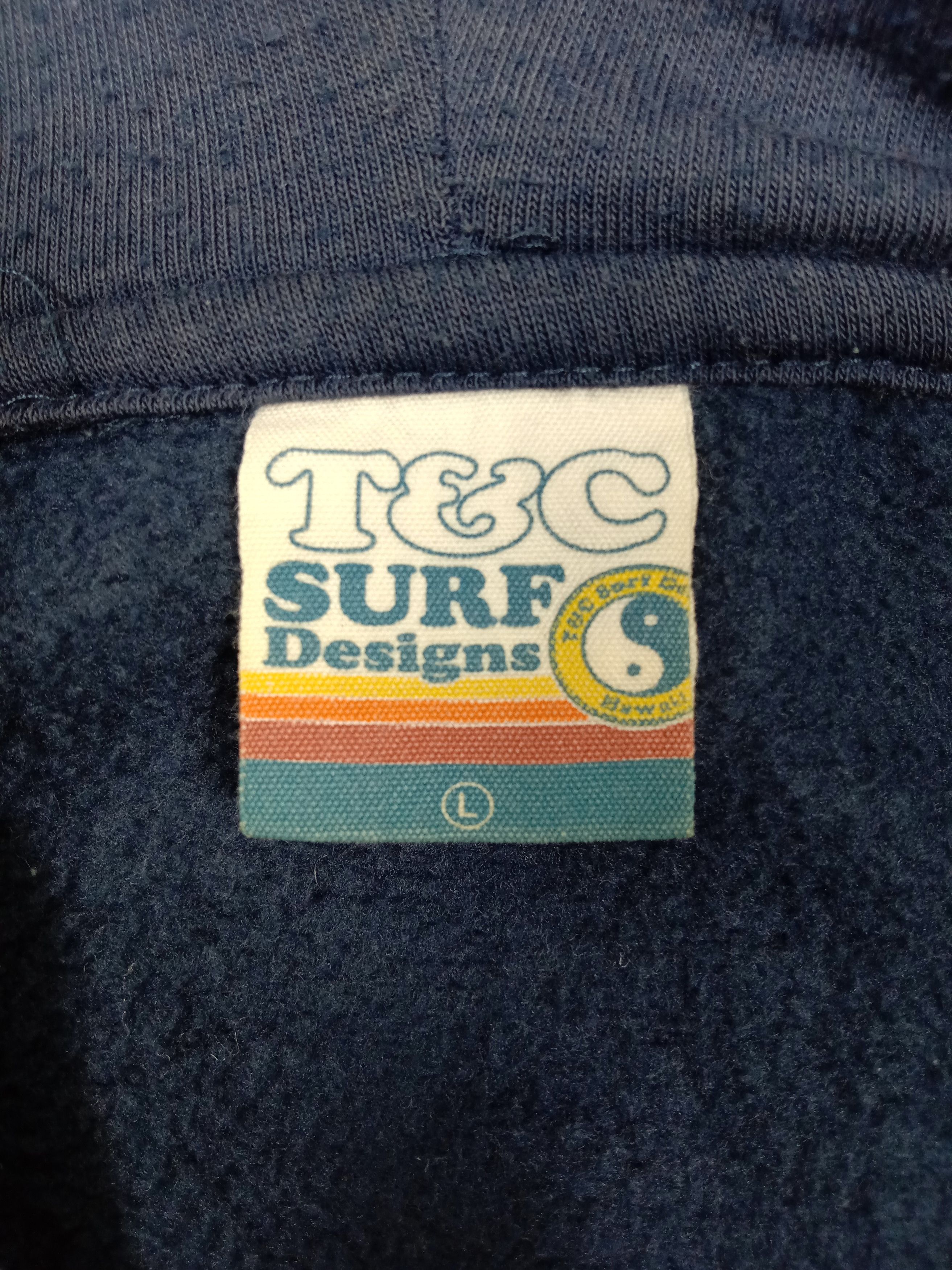 Japanese Brand Vintage T&C Surf Design Hawaiian Sweatshirt Size US L / EU 52-54 / 3 - 9 Thumbnail