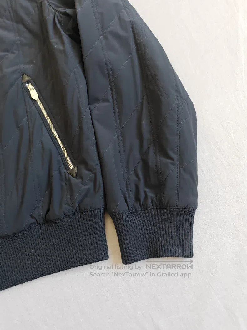 Hermes Hermes Double-faced jacket cotton coat, blue and black rev Size US L / EU 52-54 / 3 - 8 Thumbnail