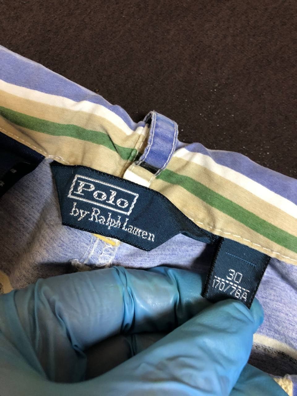 Polo Ralph Lauren Vintage Polo Ralph Lauren Swimming Shorts Striped Size US 30 / EU 46 - 2 Thumbnail