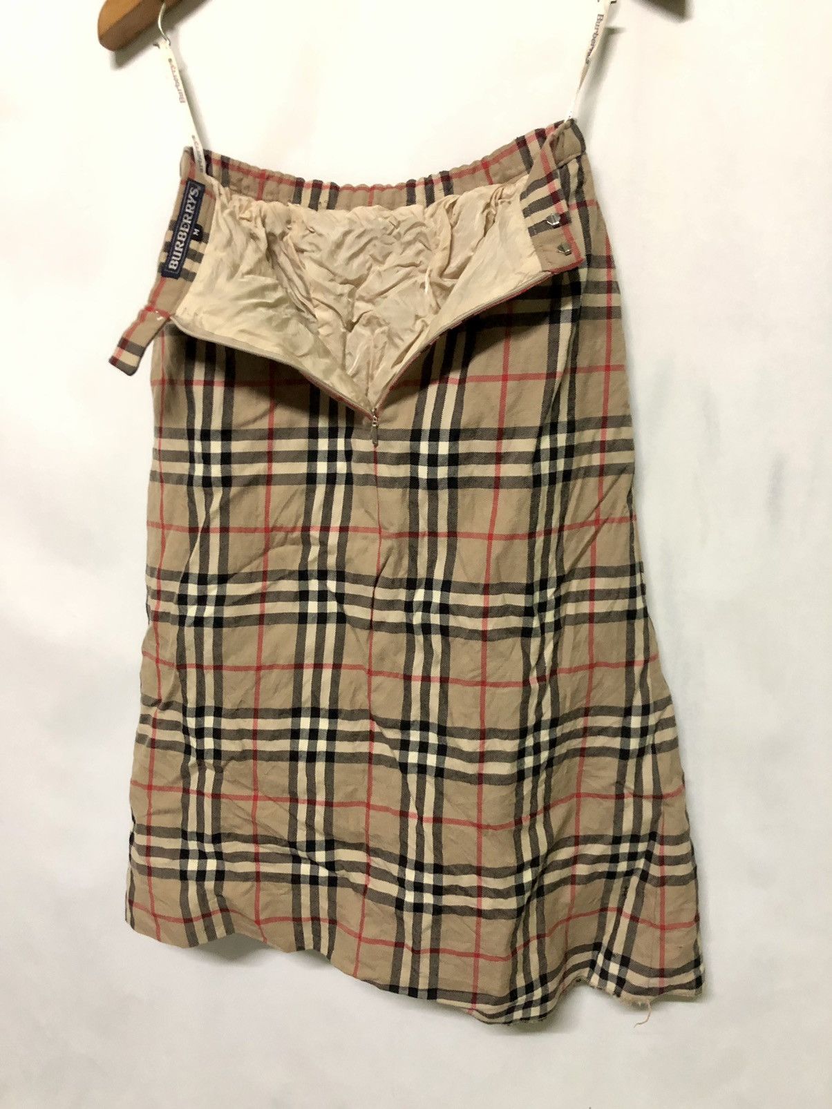 Burberry × Vintage Burberrys Nova Check Skirt Size 24" / US 00 / IT 34 - 7 Thumbnail