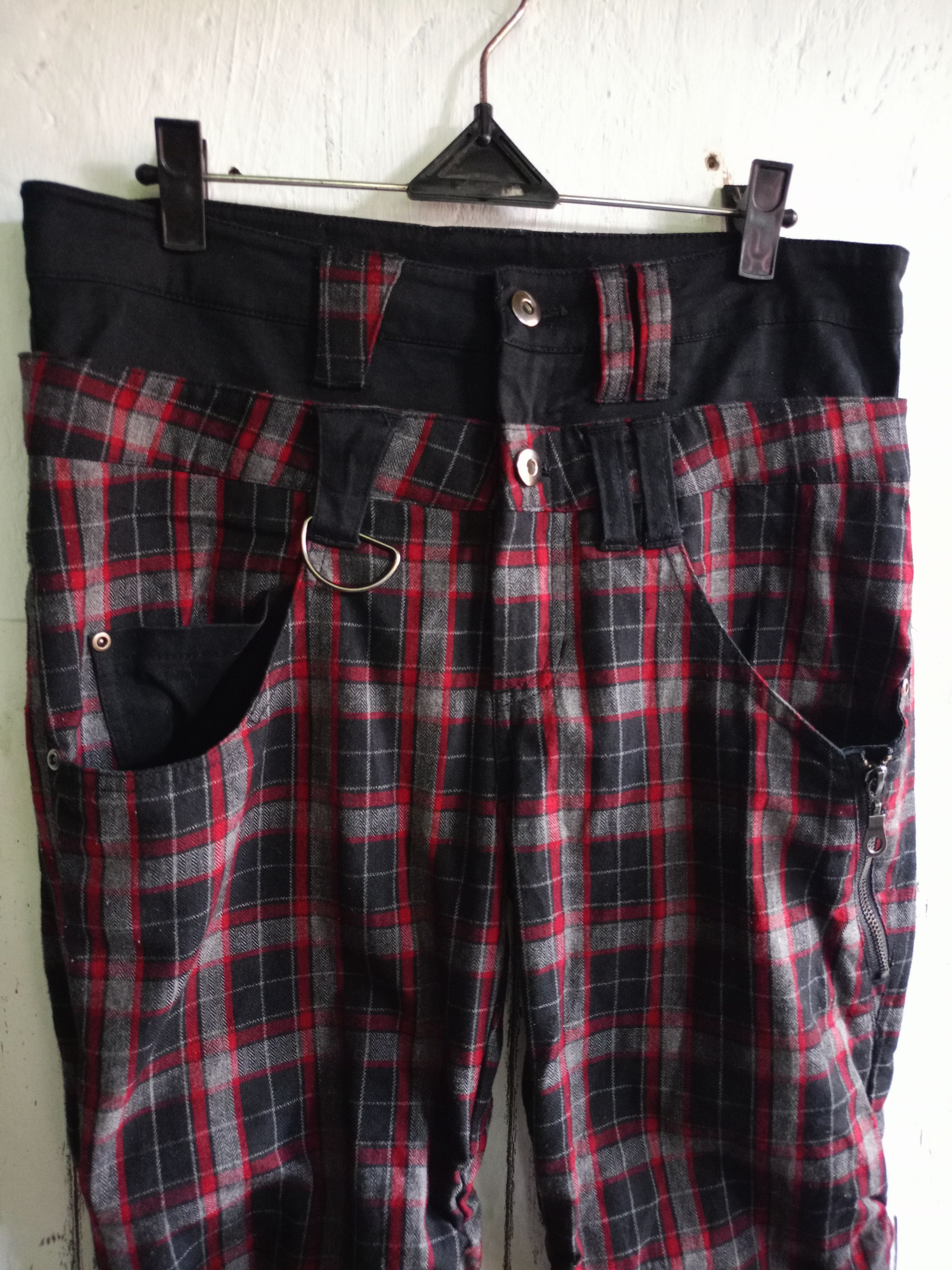 Japanese Brand × Seditionaries Ragout Doble Waist Tartan Pants Size US 32 / EU 48 - 3 Thumbnail