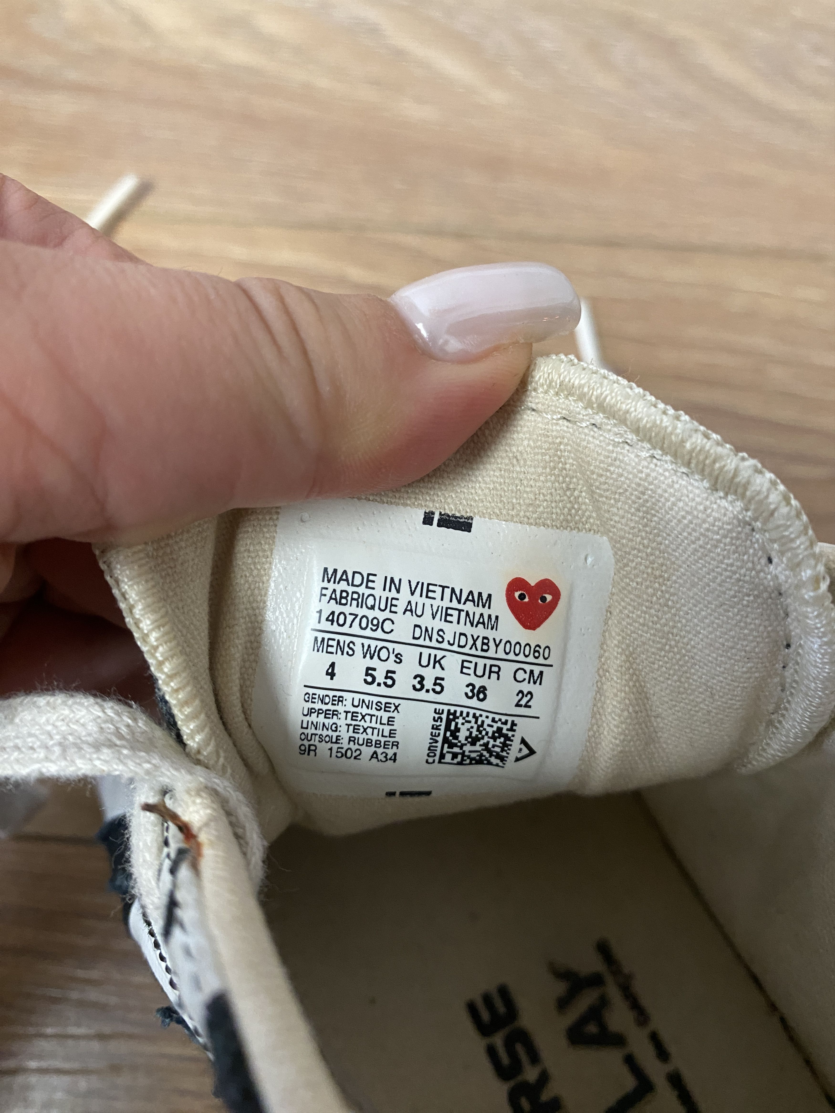 Comme des Garcons × Converse Converse CDG Comme Des Garcons sneakers shoes Size US 5.5 / IT 35.5 - 9 Thumbnail