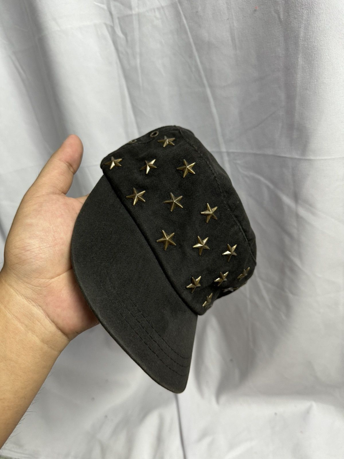 Japanese Brand Studded Stars Hats Distressed ifsix style Size ONE SIZE - 2 Thumbnail