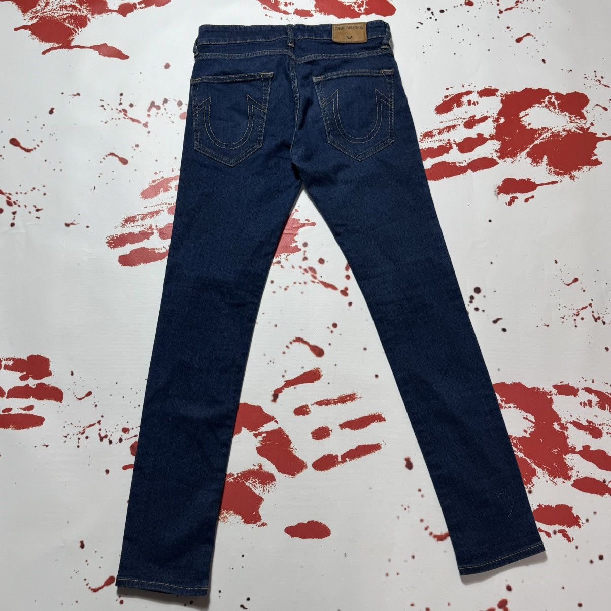 True Religion × Vintage vintage 90s true religion jeans big logo Size 30" / US 8 / IT 44 - 1 Thumbnail