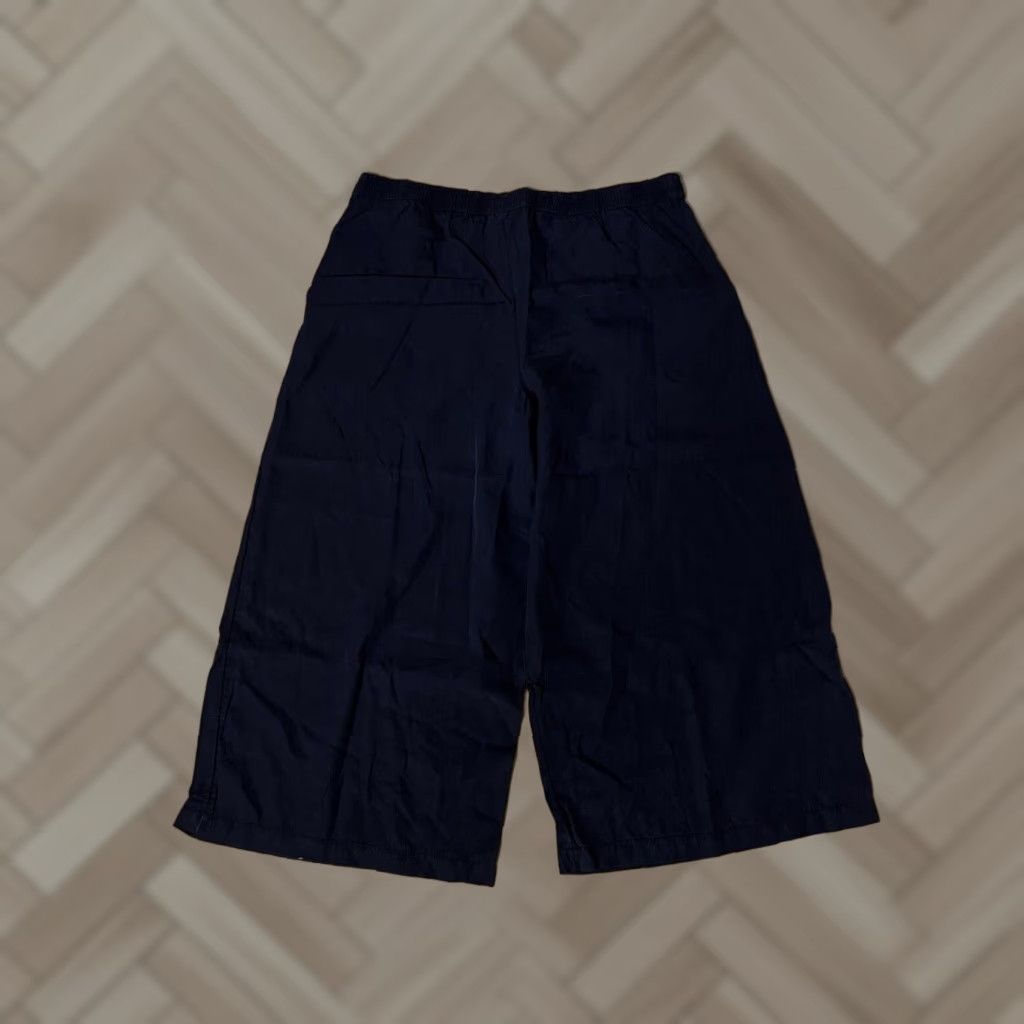 Gap Gap Womens Blue Cropped Wide Leg Pants Drawstring Size XL Tall Size 40" / US 18 - 1 Thumbnail