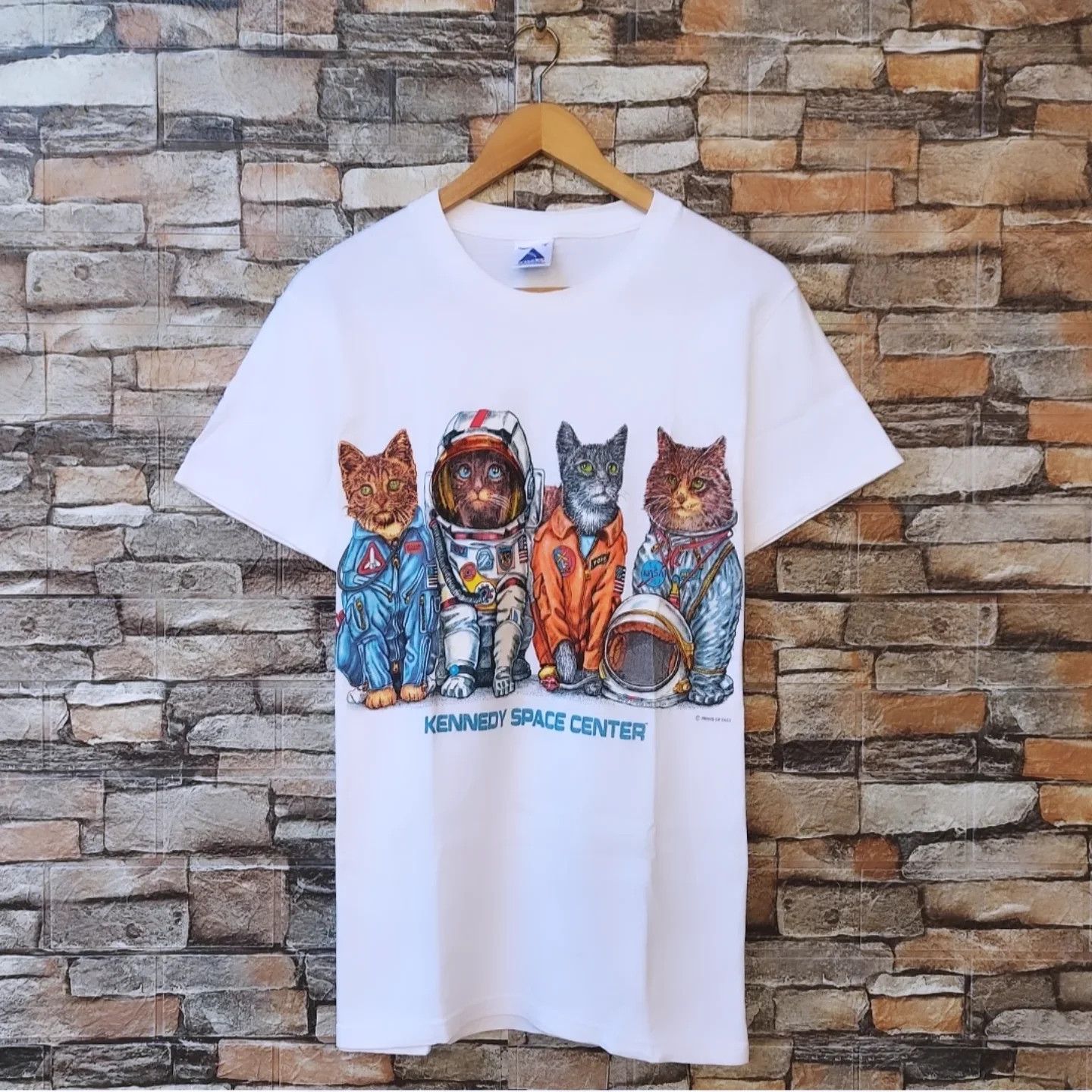 Vintage Vintage 90s Cats Kennedy Space Center Size US S / EU 44-46 / 1 - 1 Thumbnail