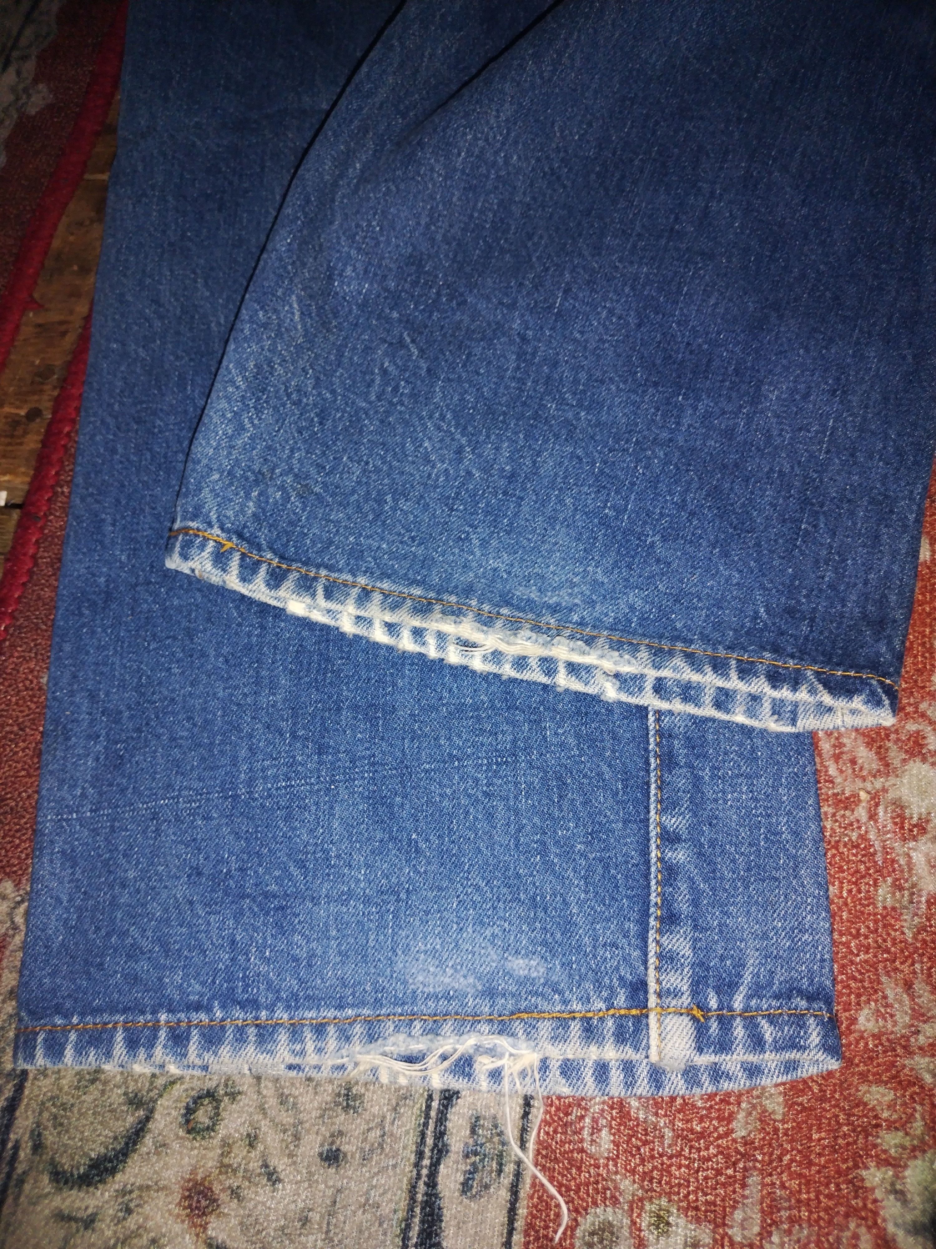 Levi's Vintage Jeans Levis Distressed 90s Cloth head Size US 34 / EU 50 - 7 Thumbnail