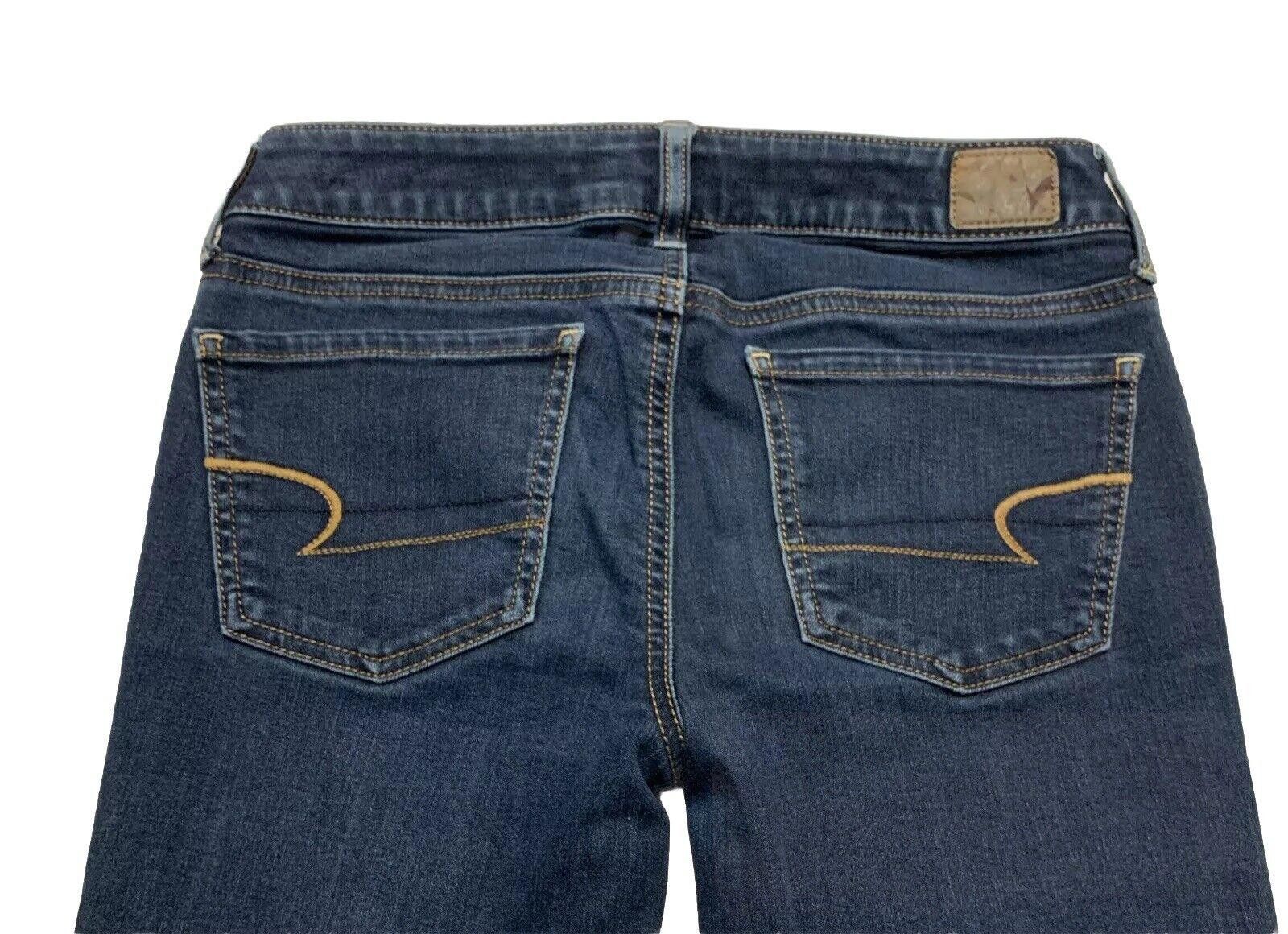 Other American Eagle Women's Jegging Size 2 Blue Stretch Jeans Size 26" / US 2 / IT 38 - 3 Thumbnail