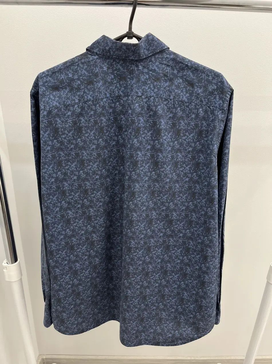 Canali Canali Floral Cotton Button Up Shirt Size US XL / EU 56 / 4 - 2 Thumbnail