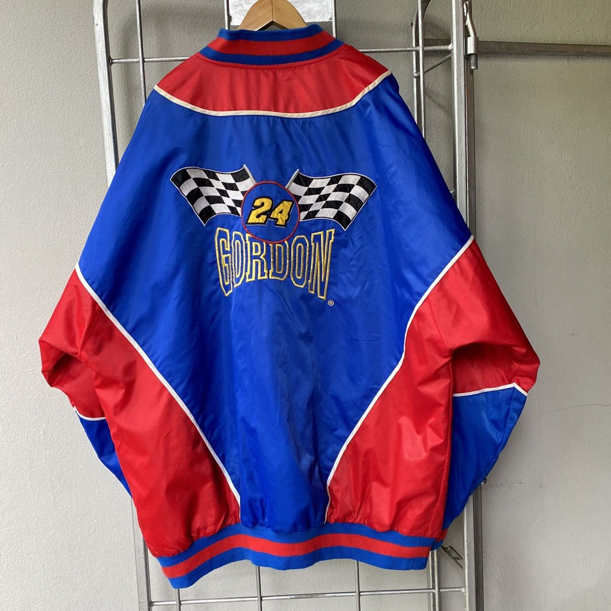 Nutmeg Nutmeg Gordon Racing Jacket – Blue/Red Size US XL / EU 56 / 4 - 19 Thumbnail