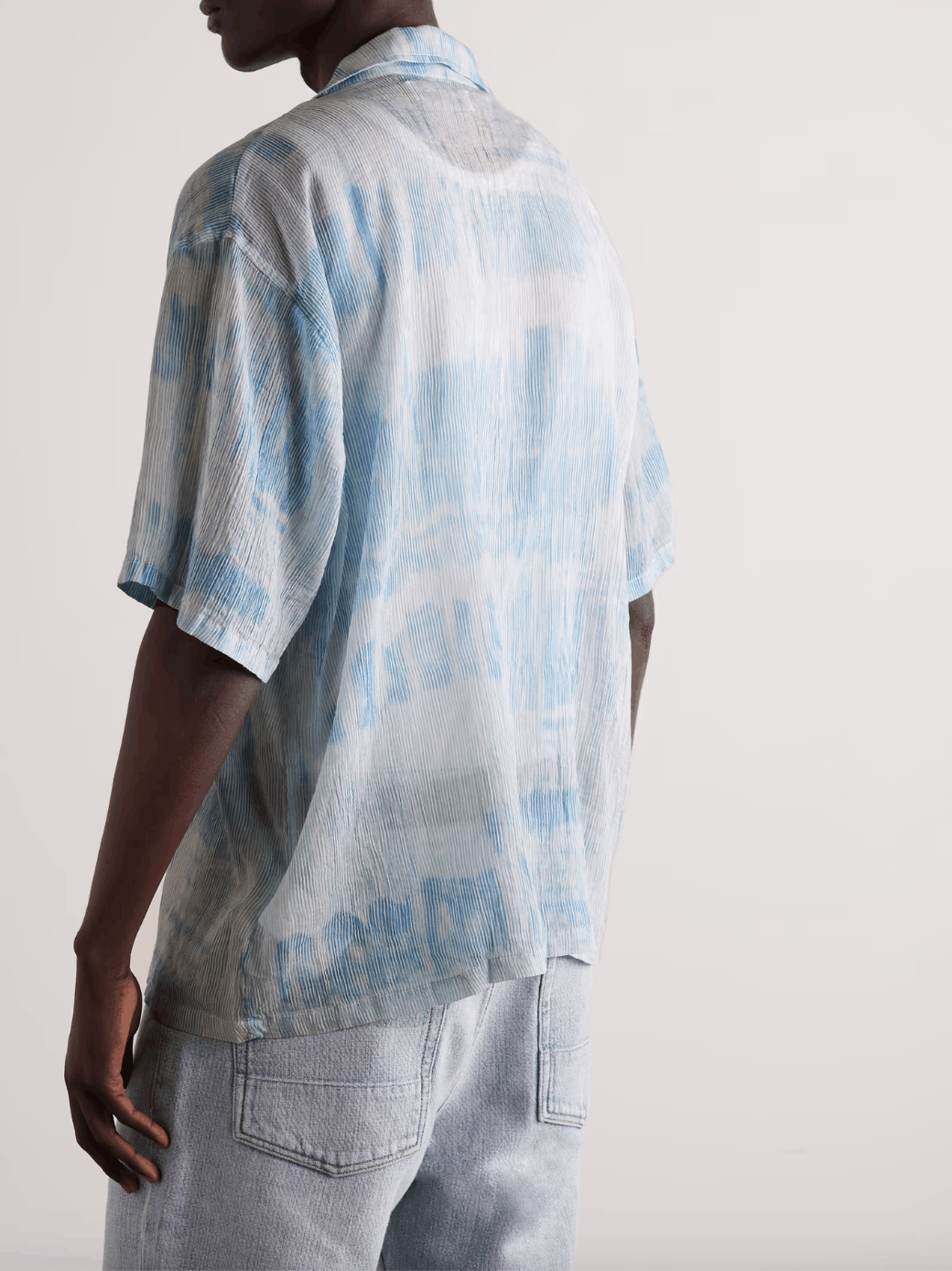 Our Legacy Printed Striped Cotton-Blend Shirt Size US L / EU 52-54 / 3 - 2 Thumbnail