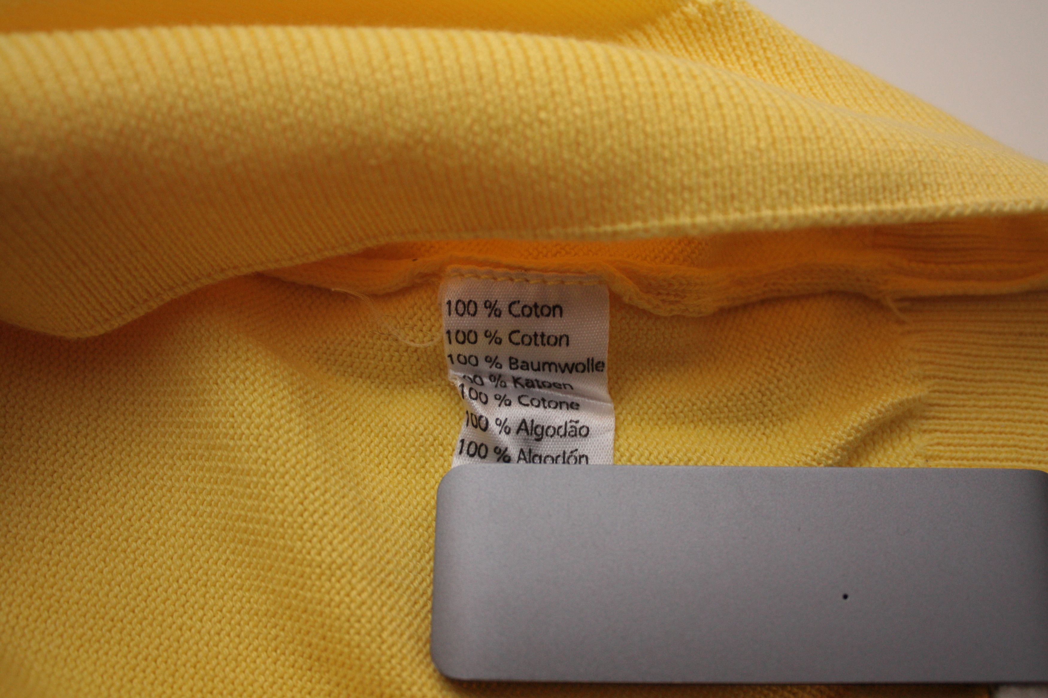 Lacoste Lacoste Yellow Vintage Cotton Vest Men's Medium Size US M / EU 48-50 / 2 - 6 Thumbnail