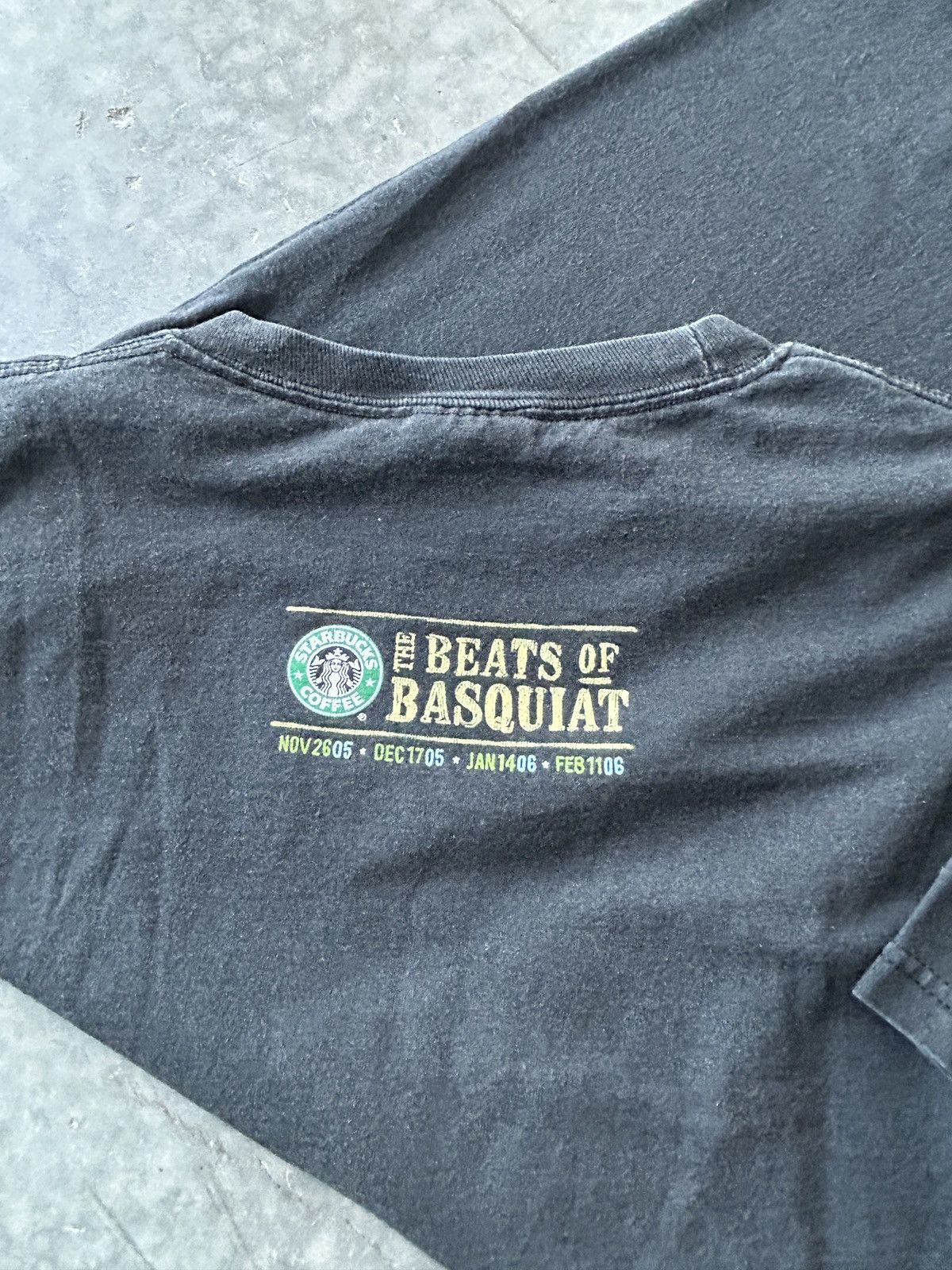 Vintage Vintage Y2K Starbucks Beats of Basquiat Graphic Tee Size US XL / EU 56 / 4 - 4 Thumbnail