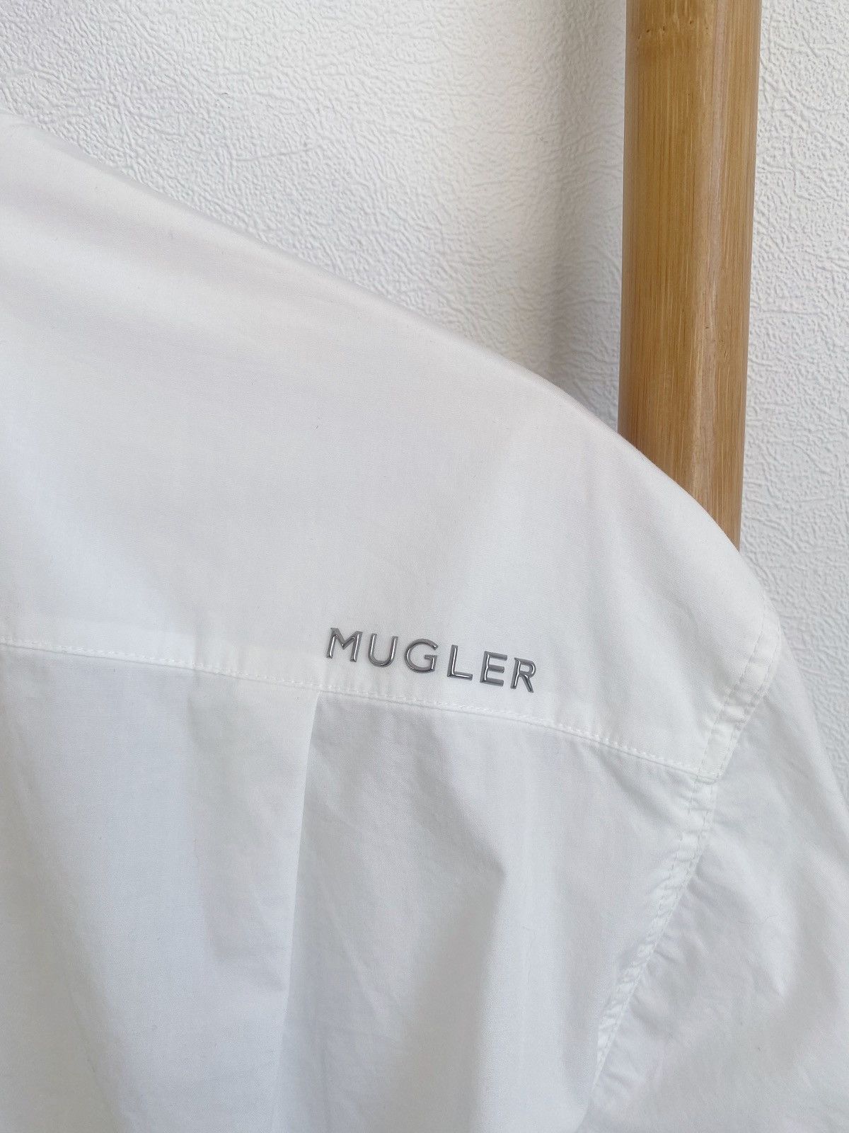 Mugler Mugler x H&M Double-breasted Poplin Shirt Size XL Size US XL / EU 56 / 4 - 21 Thumbnail