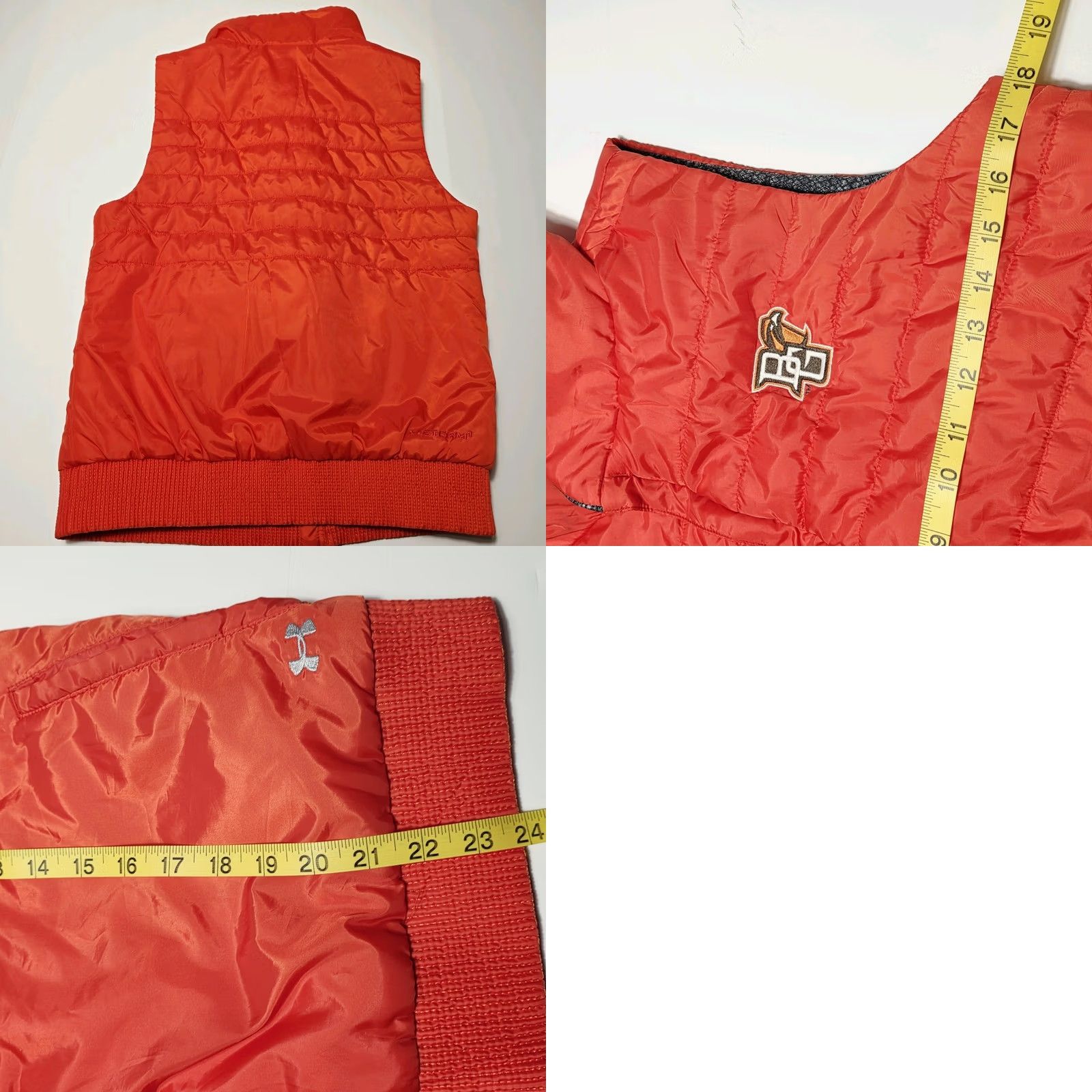 Under Armour Under Armour Cold Gear Puffer Vest Full Zip Bowling Green Women's Medium NCAA Vest Size M / US 6-8 / IT 42-44 - 8 Thumbnail