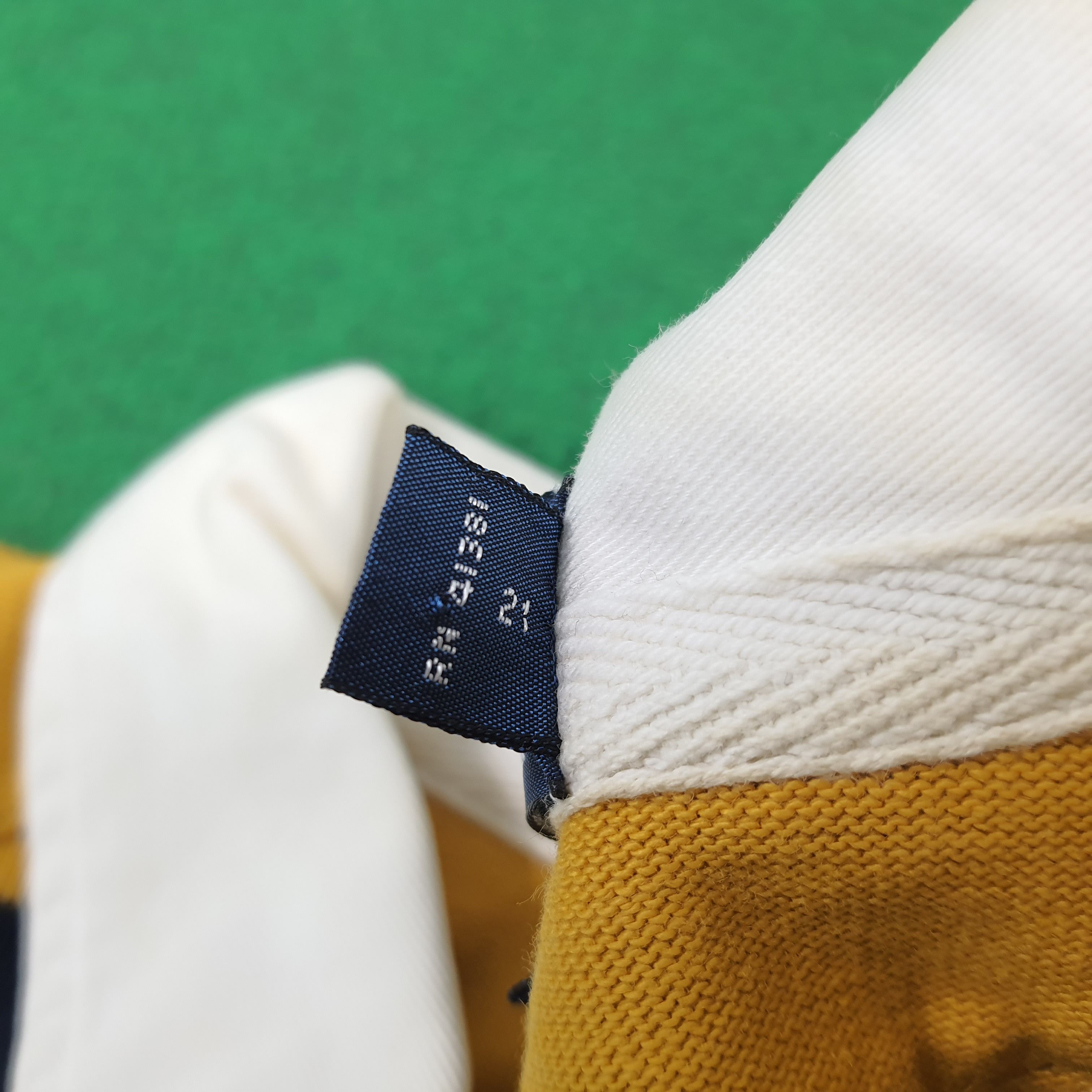 Polo Ralph Lauren Vintage Polo Ralph Lauren Striped Rugby Shirt E1N1 Size US XXL / EU 58 / 5 - 6 Thumbnail