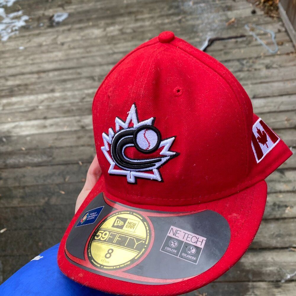 New Era MLB New Era Canada Baseball Embroidered Cap Hat Red Size ONE SIZE - 4 Thumbnail