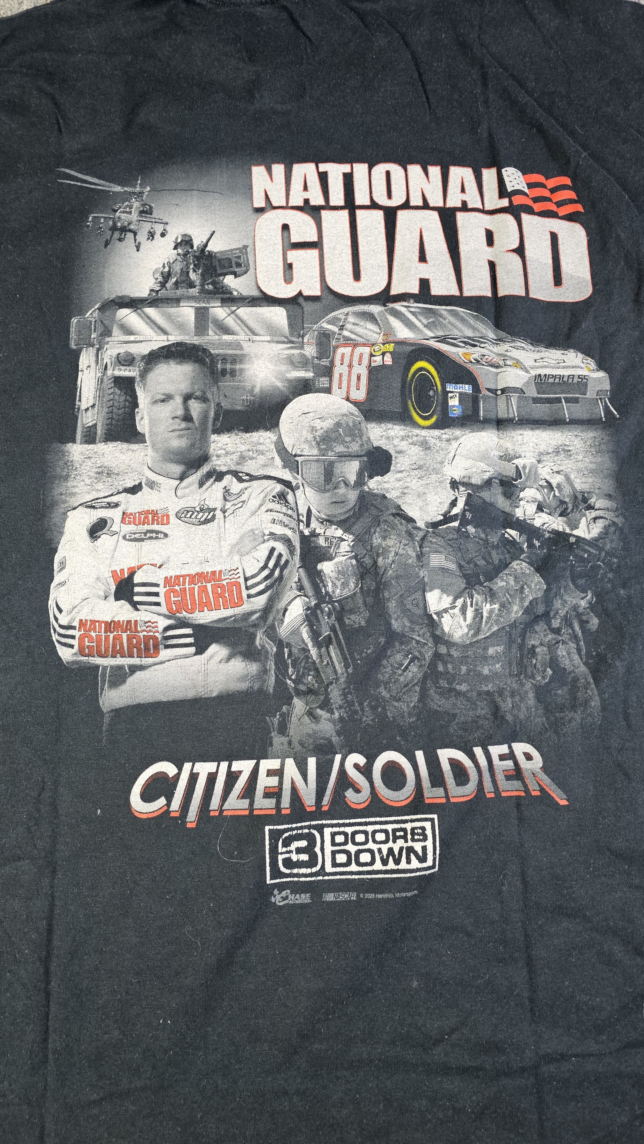 Chase Authentics Dale Earnhardt Jr #88 National Guard Citizen Soldier Tee XL Size US XL / EU 56 / 4 - 4 Thumbnail