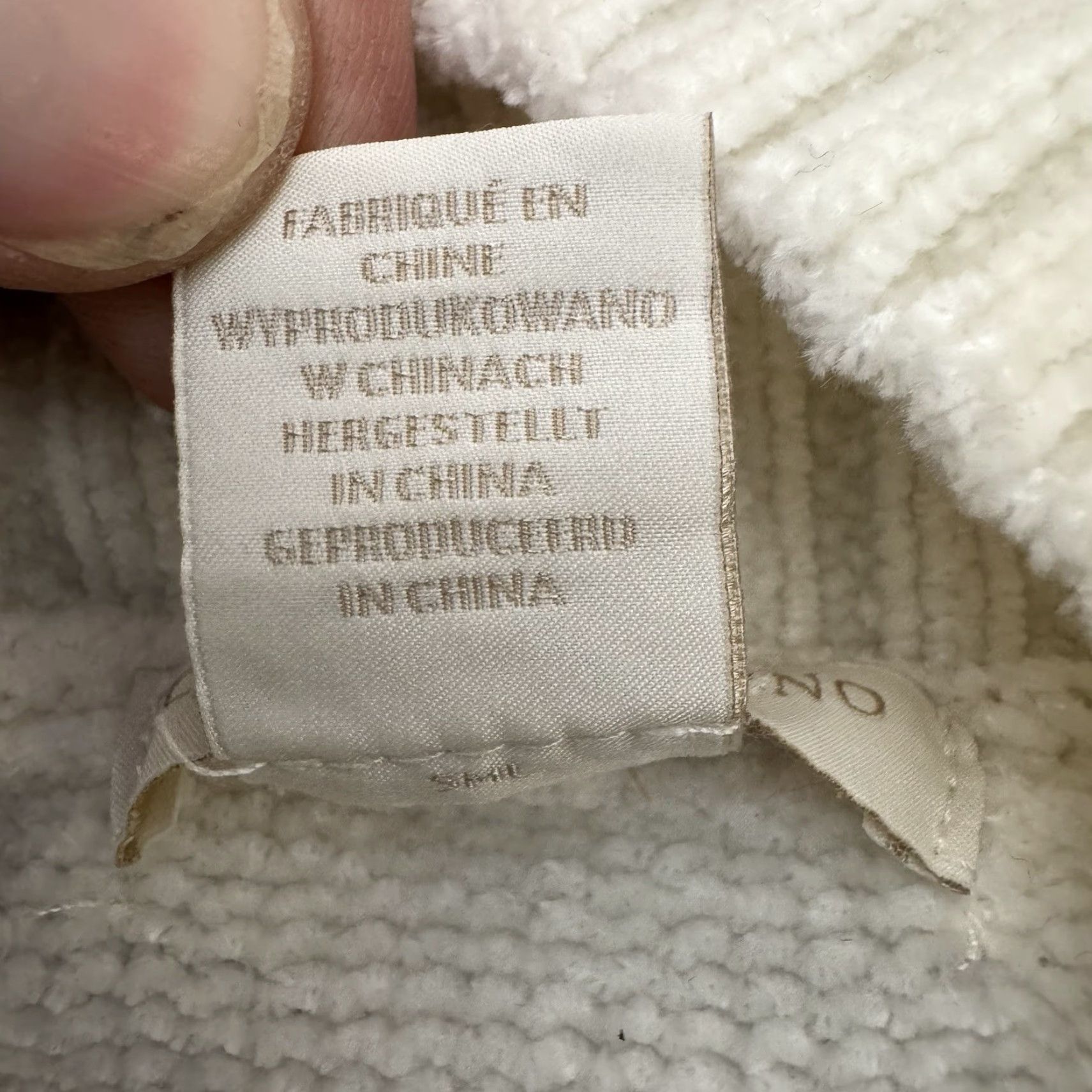 Christian Siriano Christian Siriano Chenille Sweater L Fair Isle Nordic Winter Mock Neck White Women Pullover Christmas Holiday Preppy Ski Mens? Size L / US 10 / IT 46 - 6 Thumbnail