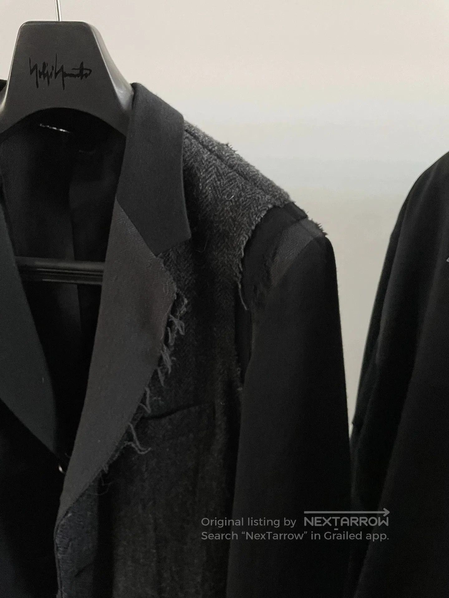 Yohji Yamamoto Yohji Yamamoto Black and Gray Jacket. Size US M / EU 48-50 / 2 - 3 Thumbnail
