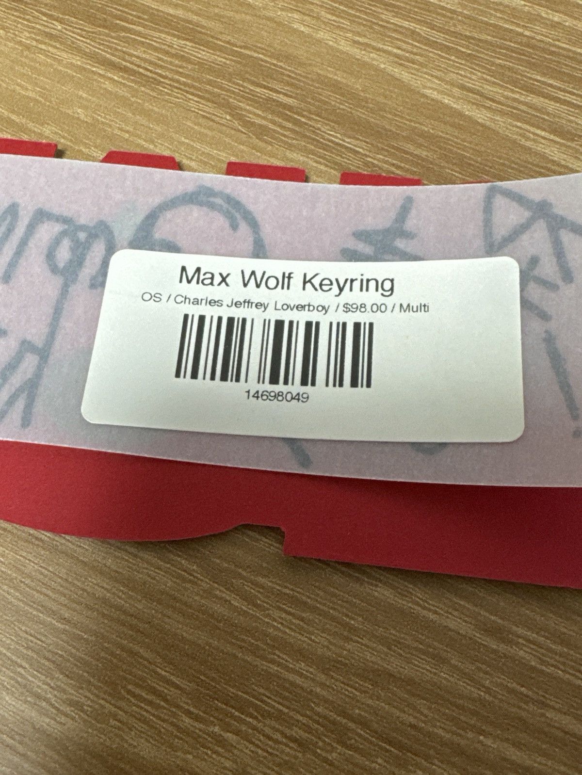 Charles Jeffrey LOVERBOY Charles Jeffrey LOVERBOY wolf keyring “MAX” Size ONE SIZE - 2 Thumbnail