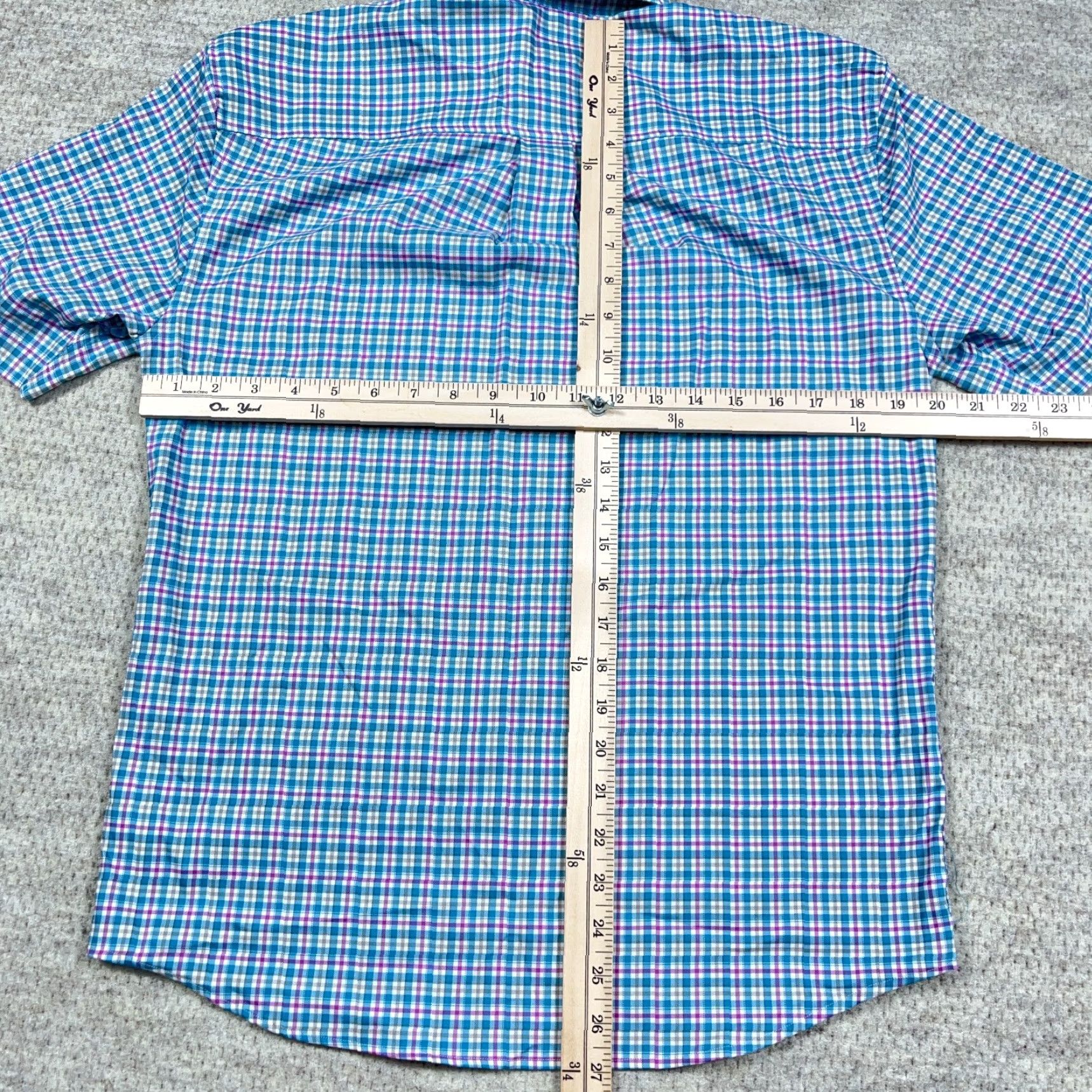 johnnie-O johnnie-O Polo Shirt Men Small Blue Pink Plaid Prep Performance Golf Shirt Men Small Blue Plaid American Classic College Logo Preppy Mens Polo Size US S / EU 44-46 / 1 - 6 Thumbnail