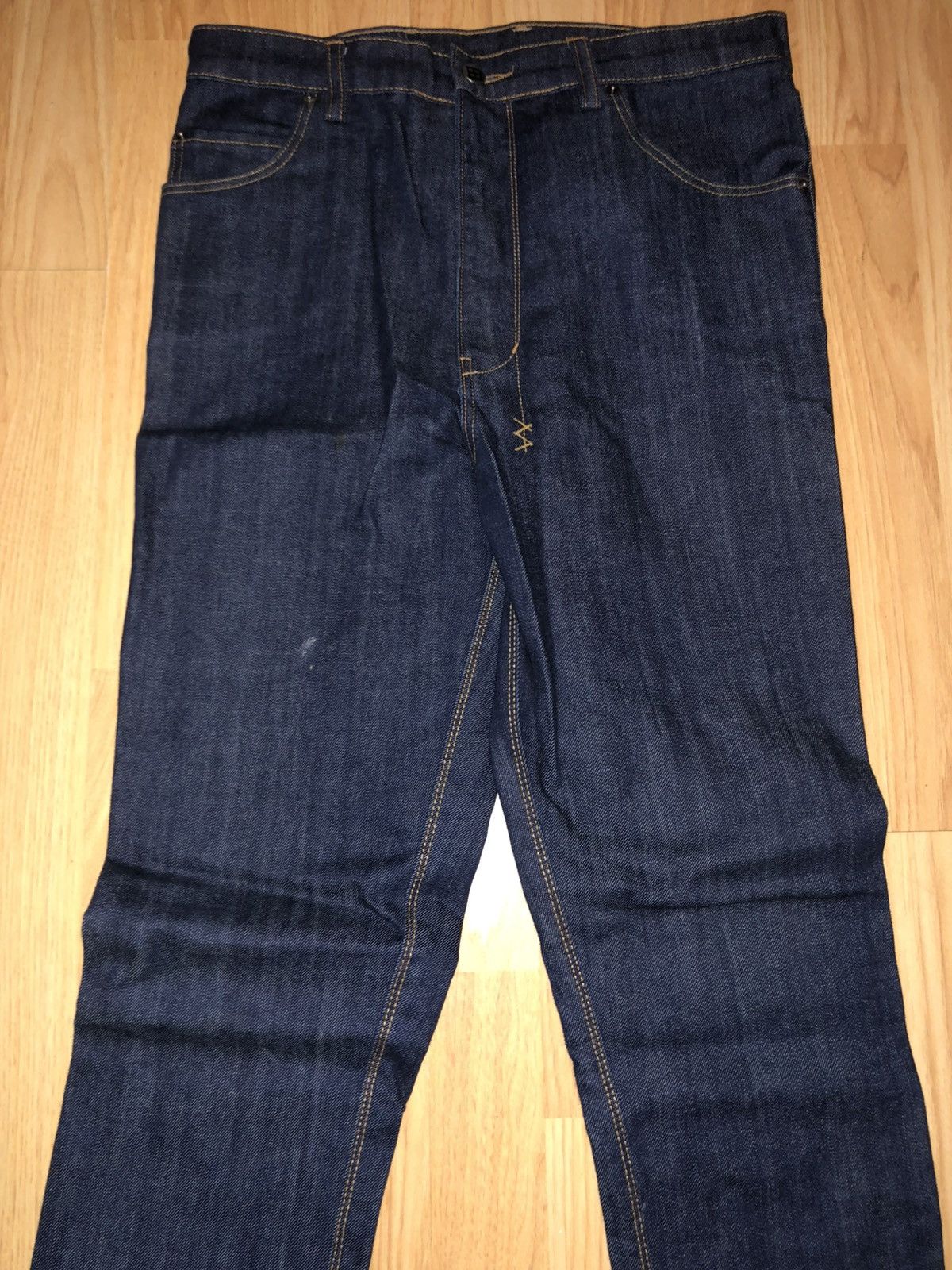 Ksubi Ksubi Chitch Rinsed Dark Blue Slim Jeans - Size 30 Size US 30 / EU 46 - 2 Thumbnail