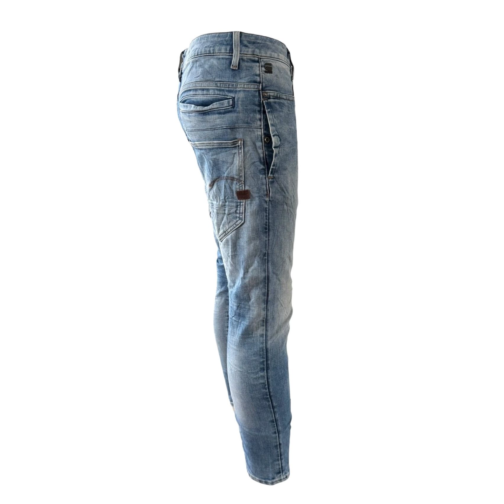 G-Star G-Star RAW D-Staq 3D Slim Jeans Blue Denim W32 L27 Zip Fly Mens Jeans 5-Pocket Design Slim Fit 3D 1990s Style Size US 32 / EU 48 - 4 Thumbnail