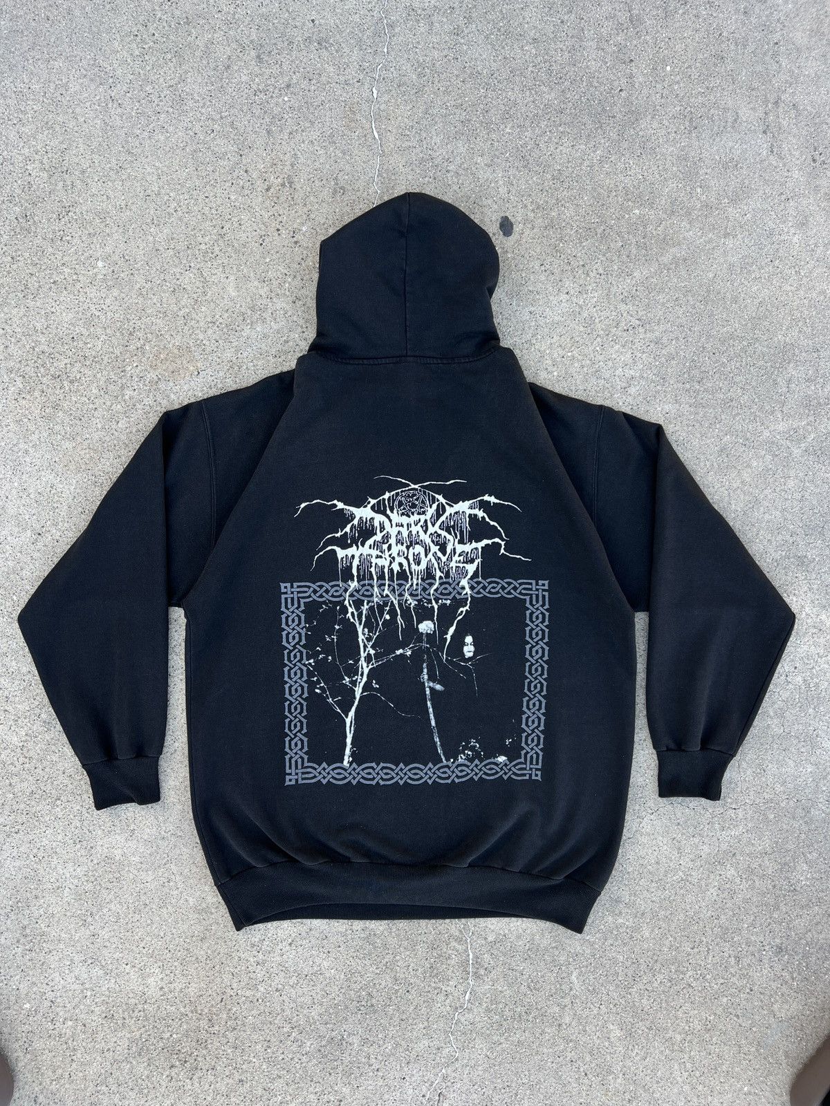 1990s Darkthrone Taakeferd Band Hooded Sweatshirt